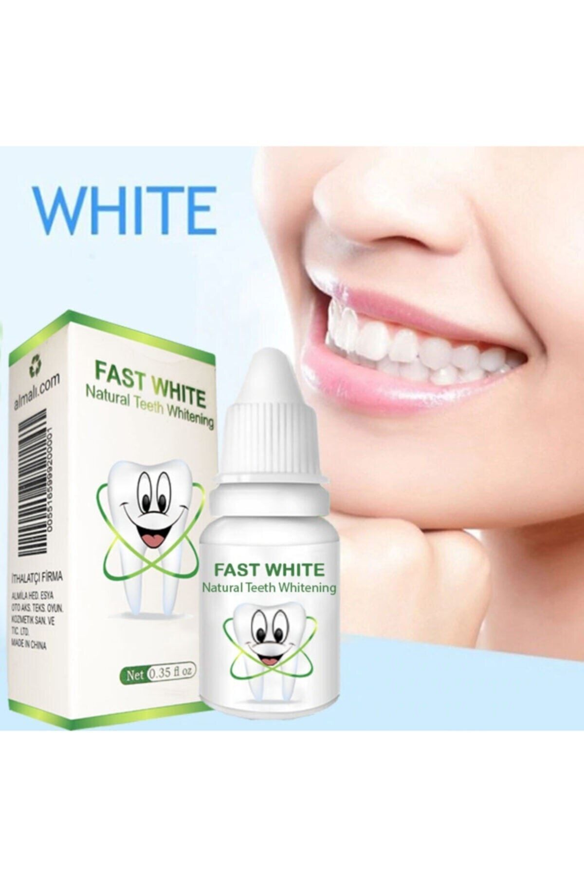 Genel Markalar Fast Whıte Natural Teeth Whitening 10 Ml Diş Beyazlatma Ve Tartar Temizleme