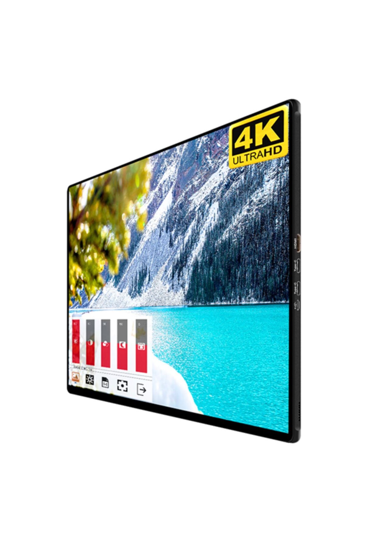 HZL Hafif Portatif Taşınabilir Dokunmatik Ultra Ince 15,6inch 4k 60hz Monitör