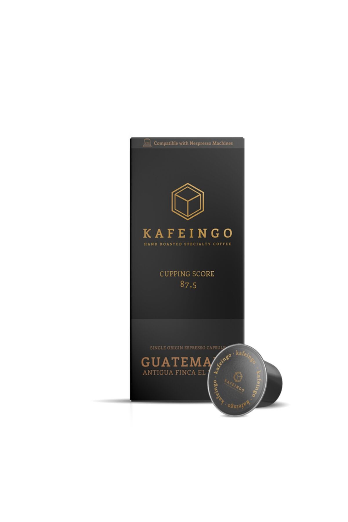 Kafeingo - 10'lu Kapsül Kahve Kutusu - Guatemala Finca El Portal