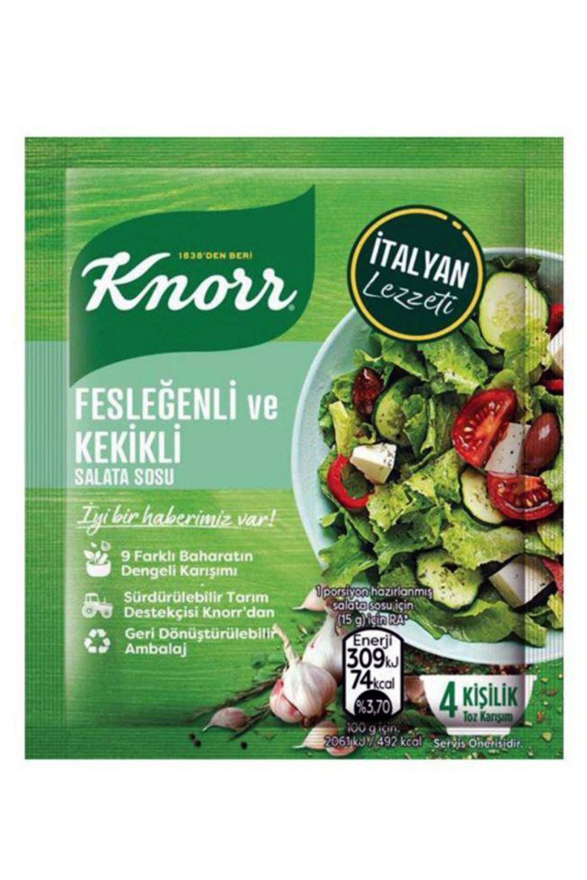 Knorr Fesleğenli Ve Kekikli Salata Sosu 5x10 gr