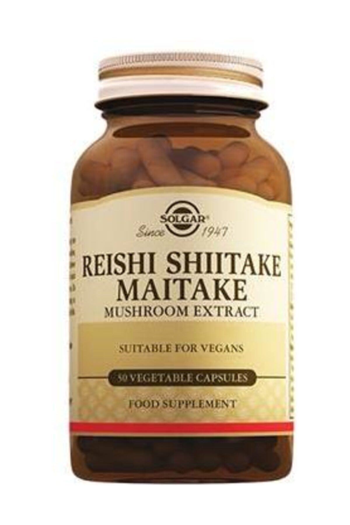 Solgar Reishi Shiitake Maitake Mushroom Extract 50 Kapsül Fiyatı