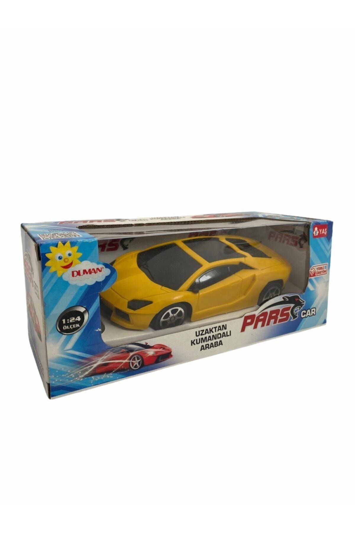 Duman Oyuncak Pars Car Uzaktan Kumandalı Yarış Arabası Sarı