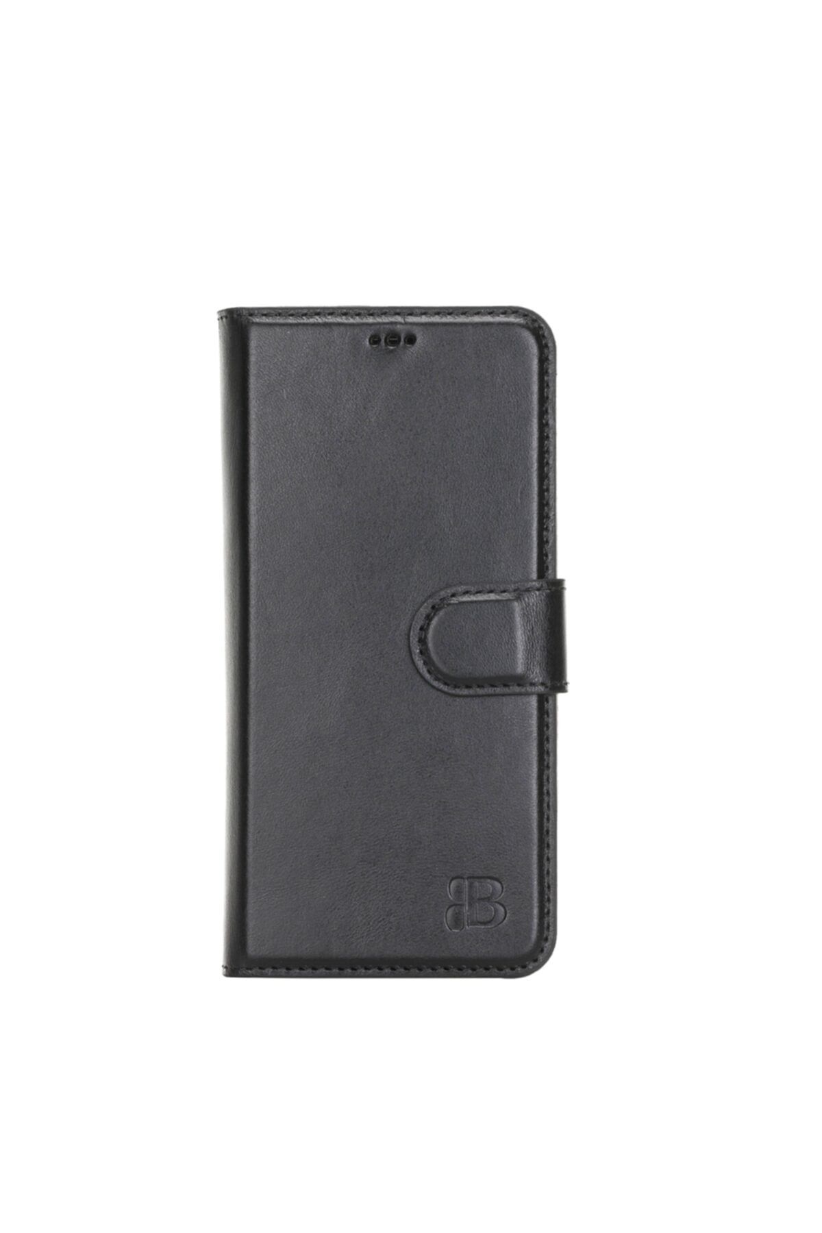 Burkley Samsung Galaxy S9 Uyumlu Siyah Deri Cüzdan Telefon Kılıfı