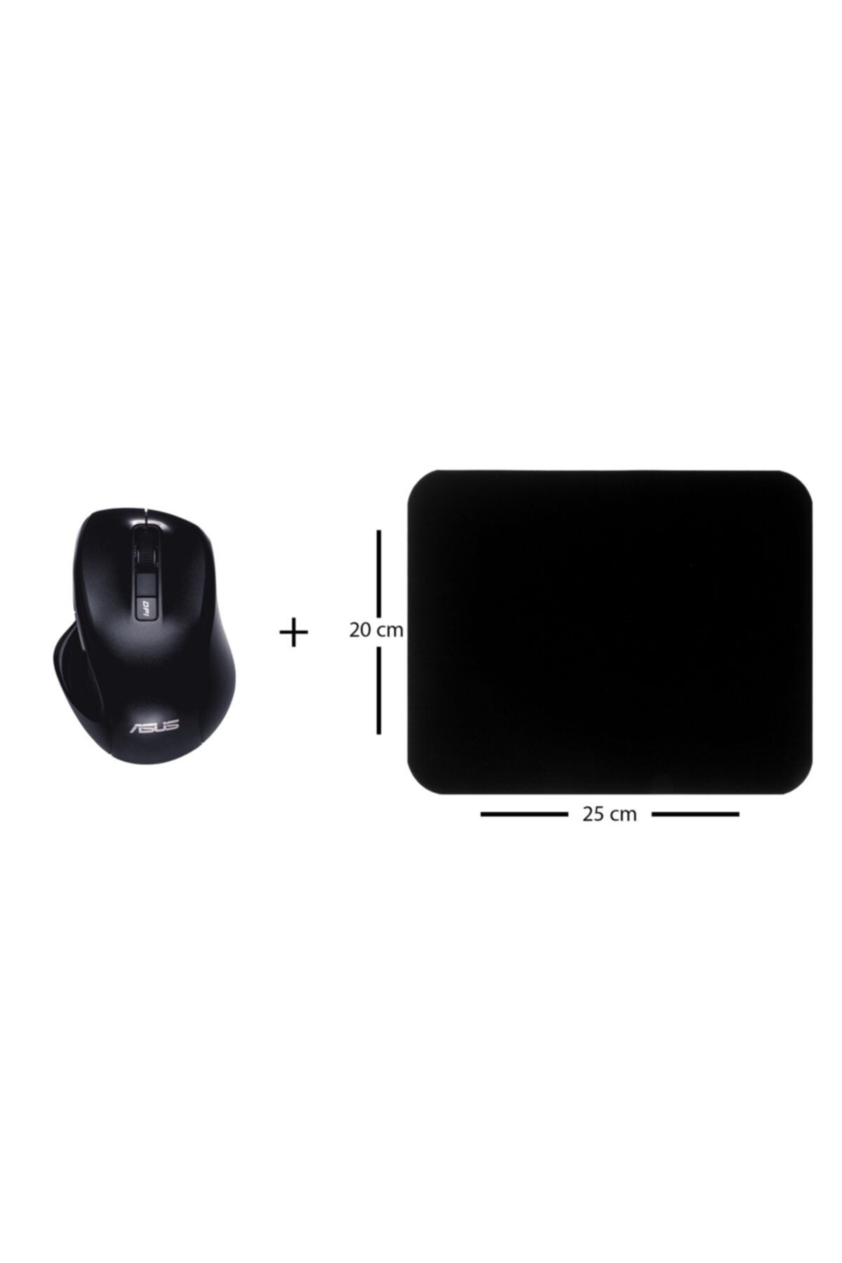 ASUS Mw202 Kablosuz Optic Sessiz Gece Mavisi Mouse Mouse Pad