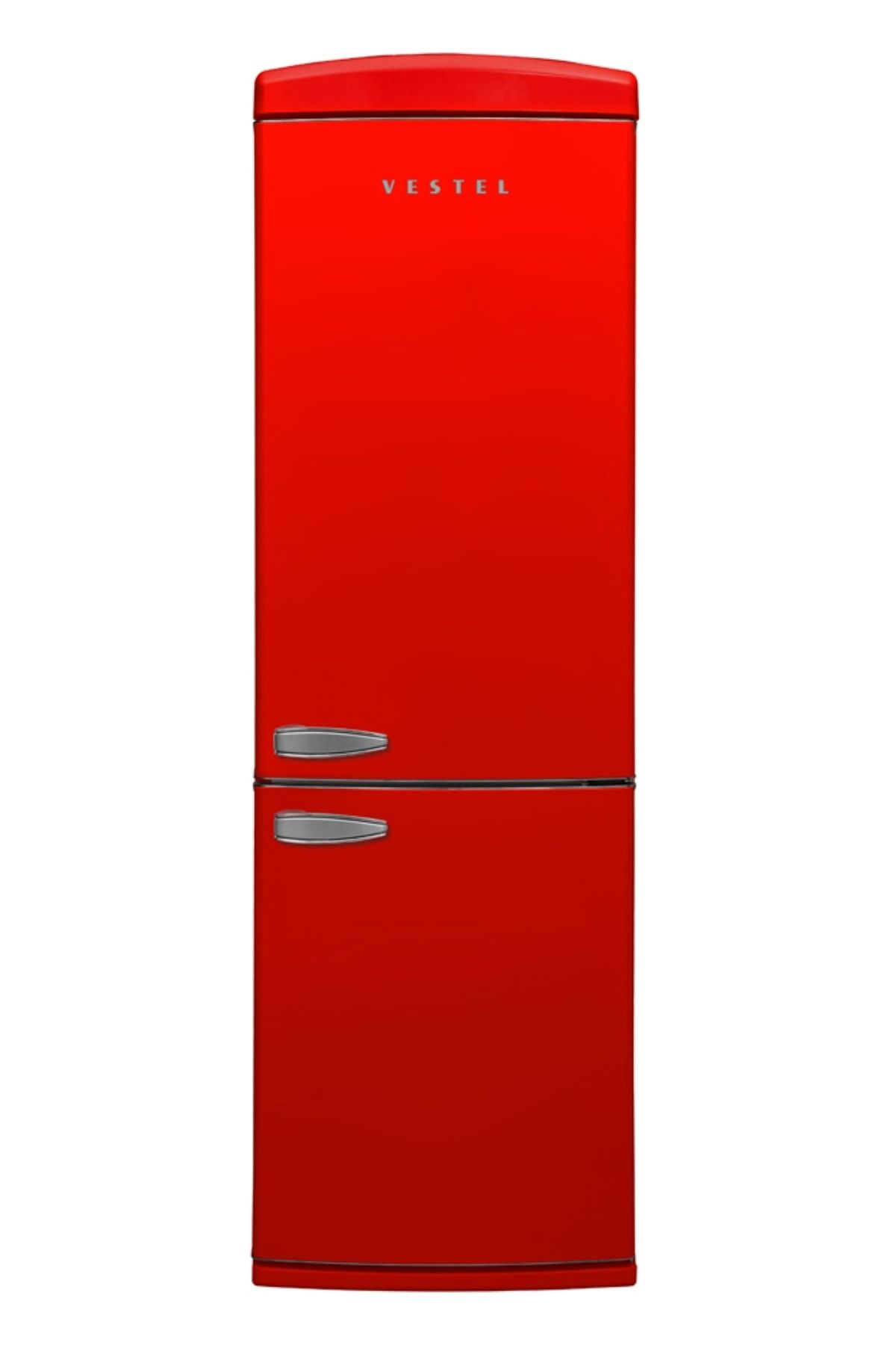 VESTEL RETRO NFK37001 KIRMIZI No-Frost Kombi Buzdolabı