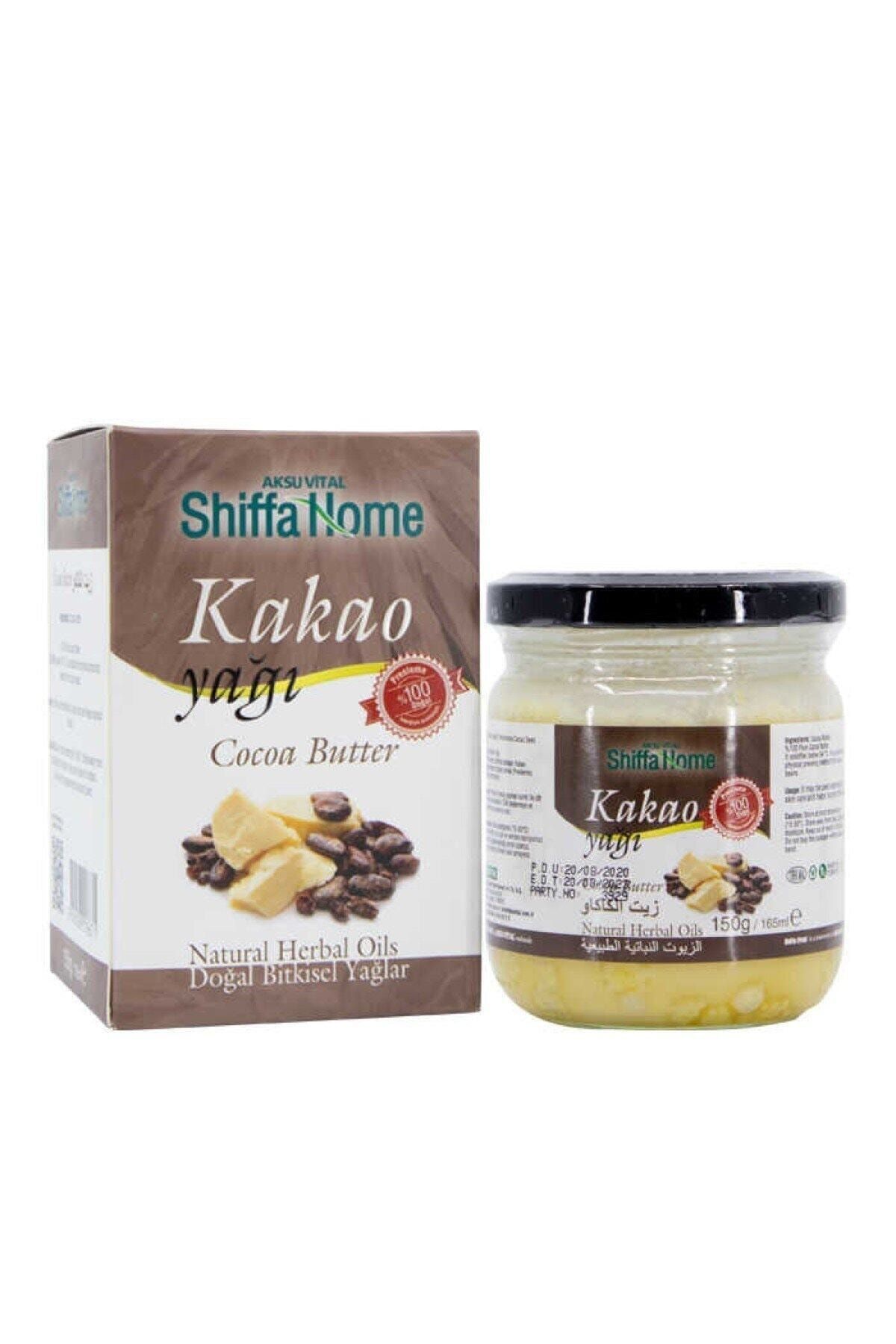 Shiffa Home Doğal Bitkisel Katı Kakao Yağı 150 gr  Aksu Vital