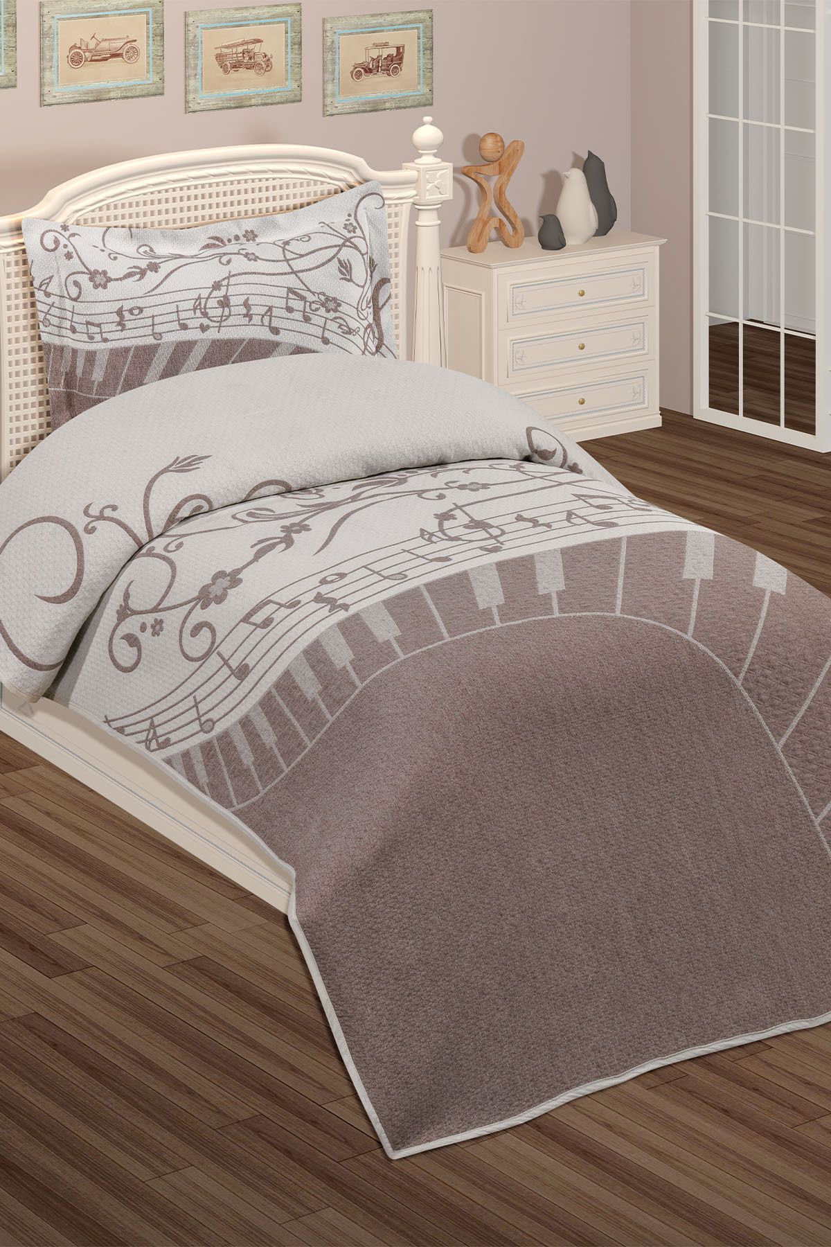 My Bed Home Collection STELLA JUMBOO SERİES NOTA MODEL TEK KİŞİLİK YATAK ÖRTÜSÜ