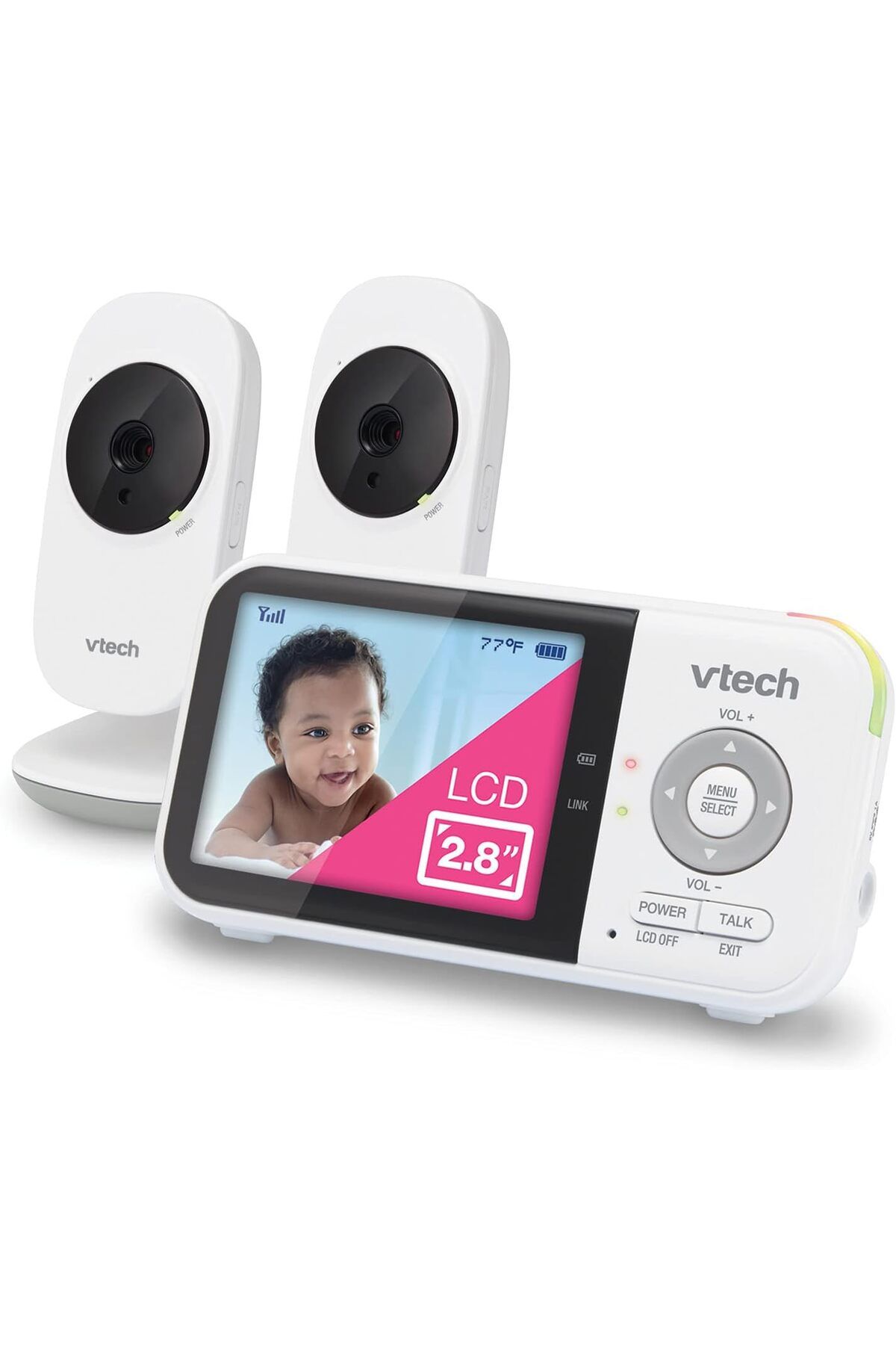 VTech Baby VTech VM819-2 Video Bebek Monitörü - 19 Saat Pil Ömrü - 2 Kamera