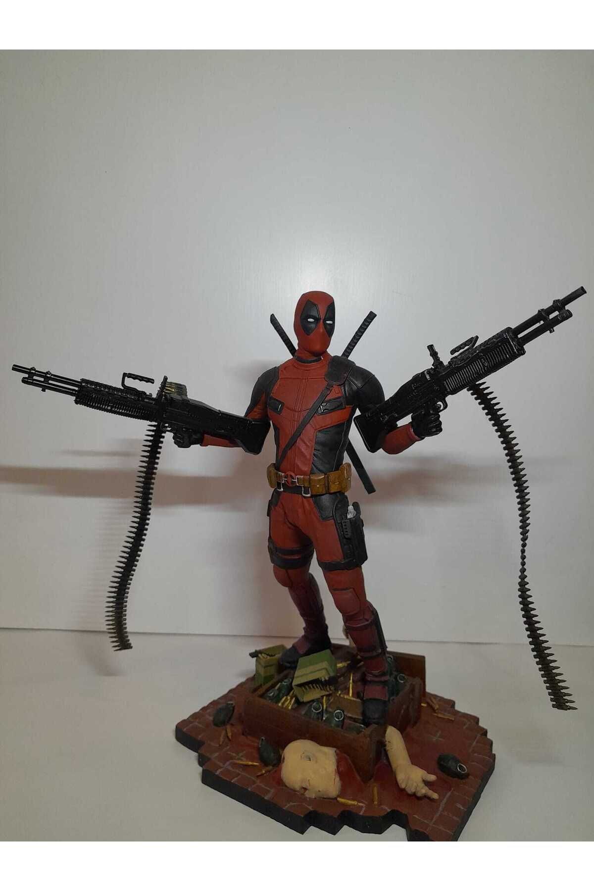 TuransoyCraft Marvel Comics Deadpool Figür Marvel Deadpool Immortal 25CM Büyük Boy