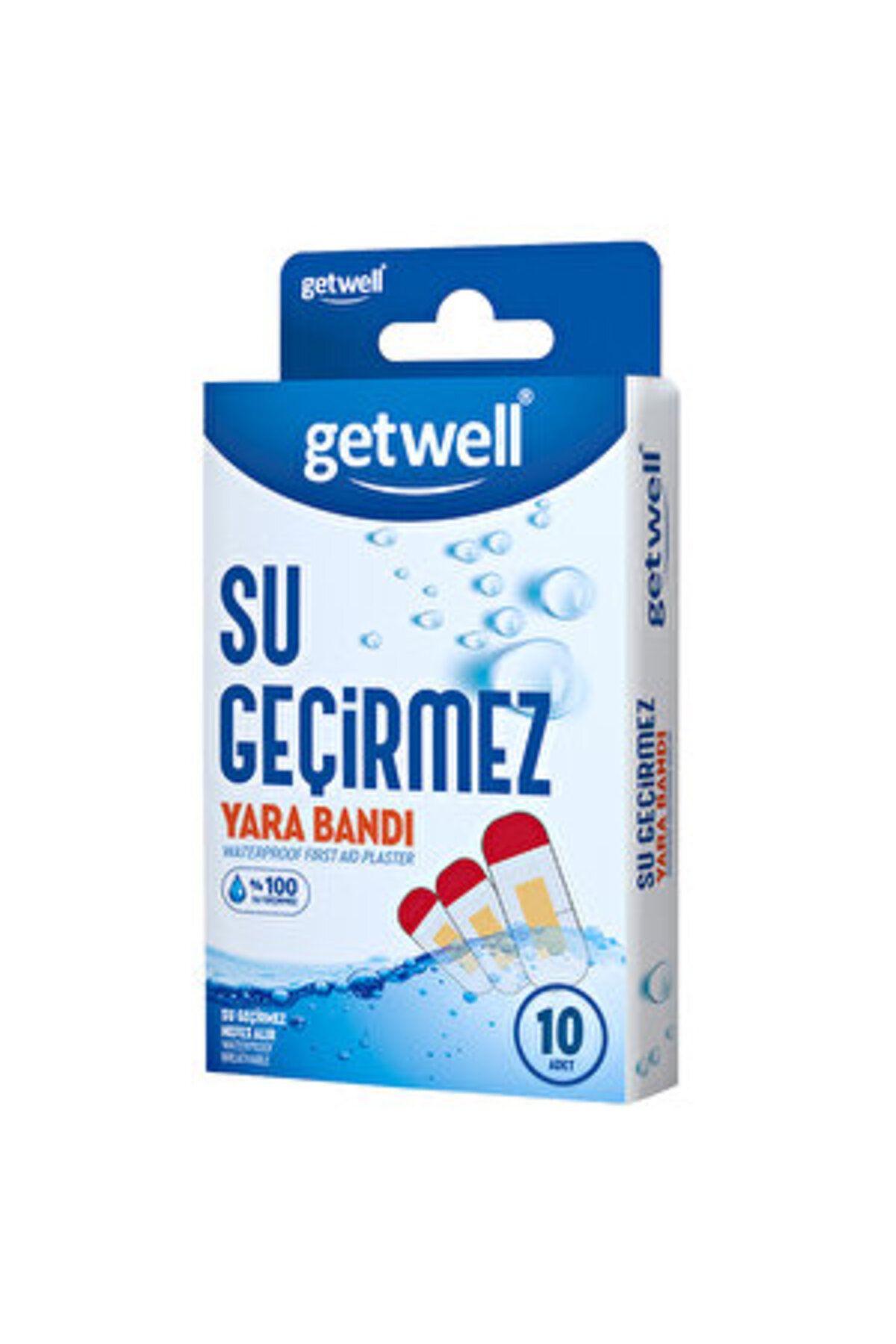 Getwell ( 2 ADET ) Getwell Su Geçirmez Yara Bandı 10 Adet