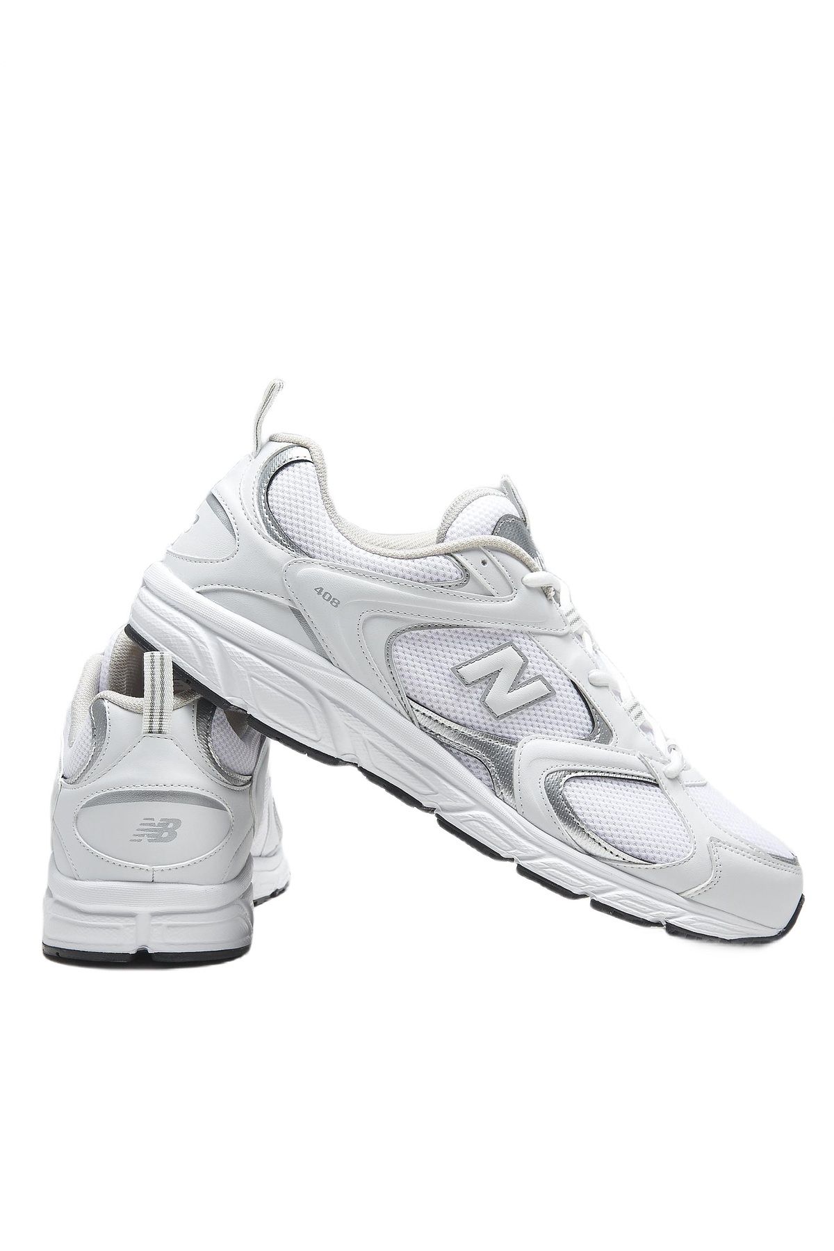 New Balance 408 White Silver Unisex Sneaker Spor Ayakkabı