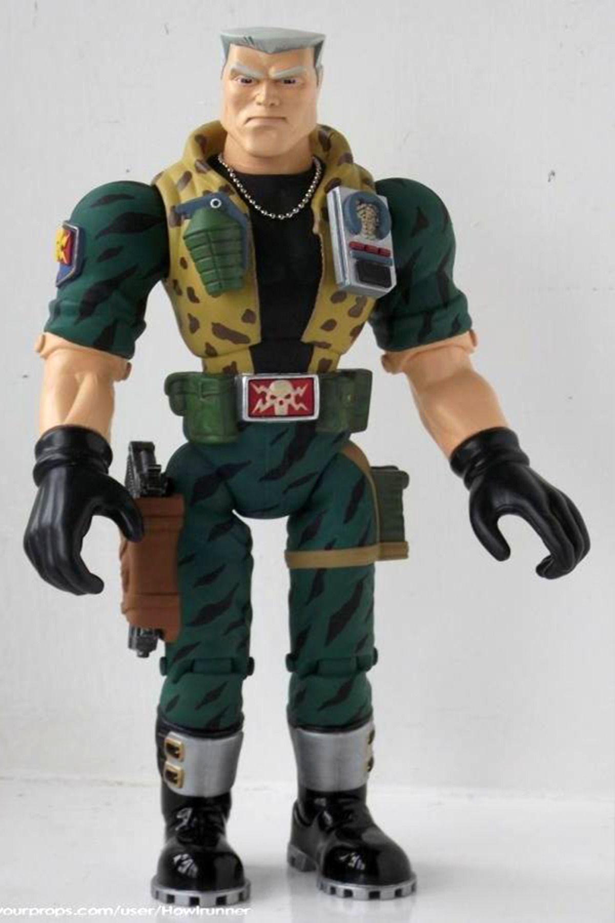 TuransoyCraft Small Soldiers Major Chip Hazard Figür Binbaşı Chip Hazard Obje Büyük Boy 25CM