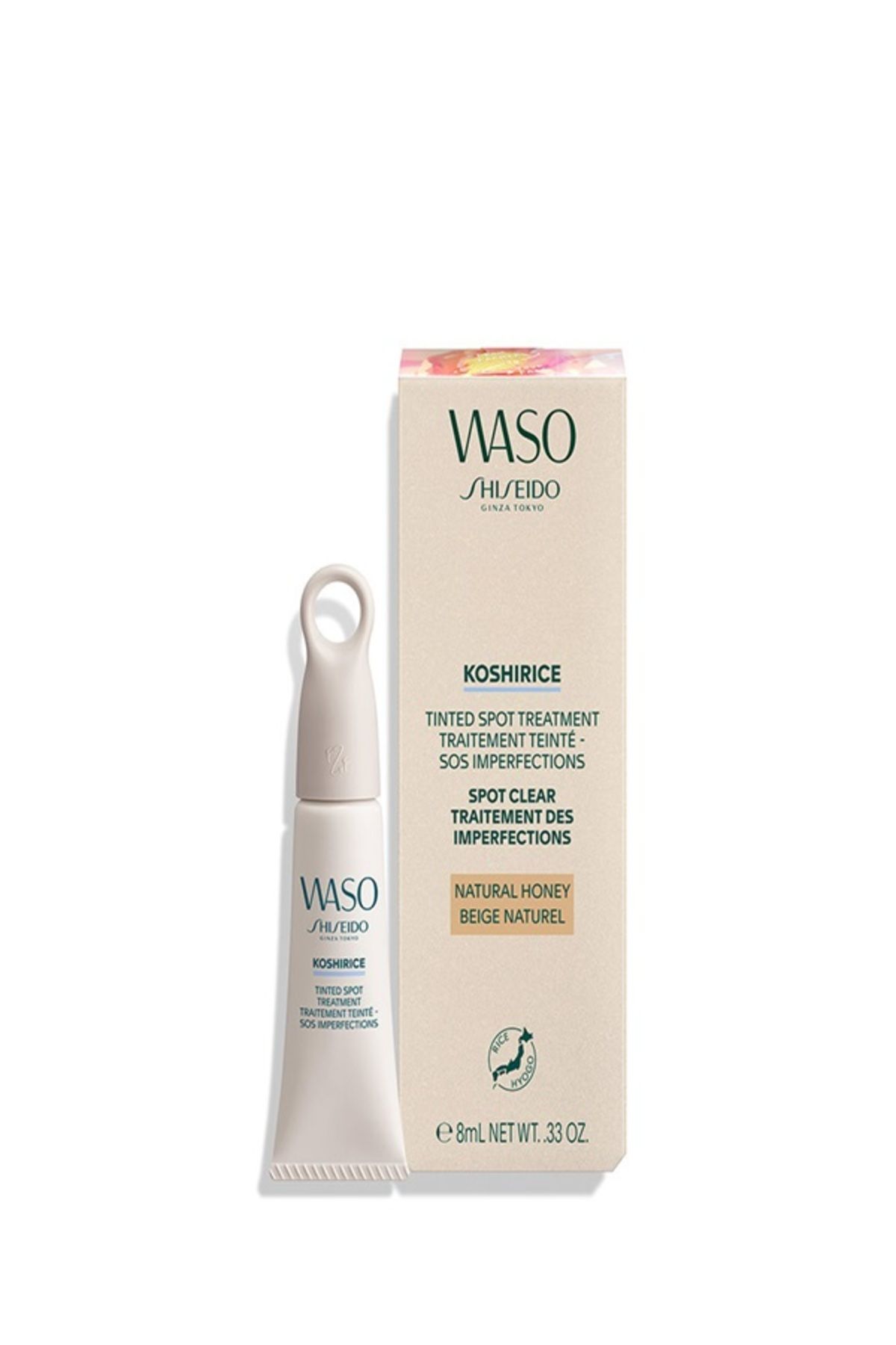 Shiseido Waso Koshirice Tinted Spot Treatment Natural Honey-Leke Kusur Giderici Sivilce Bakım Kremi 8ml