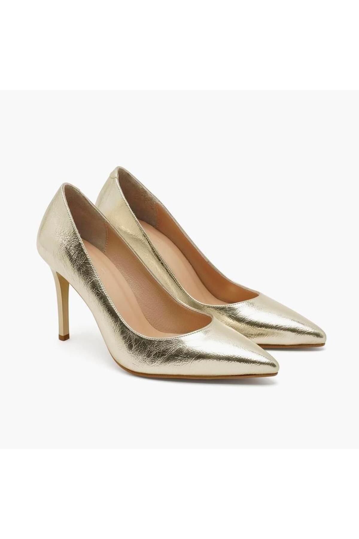 Desa Alvera Gold Kadın Klasik Topuklu Ayakkabı