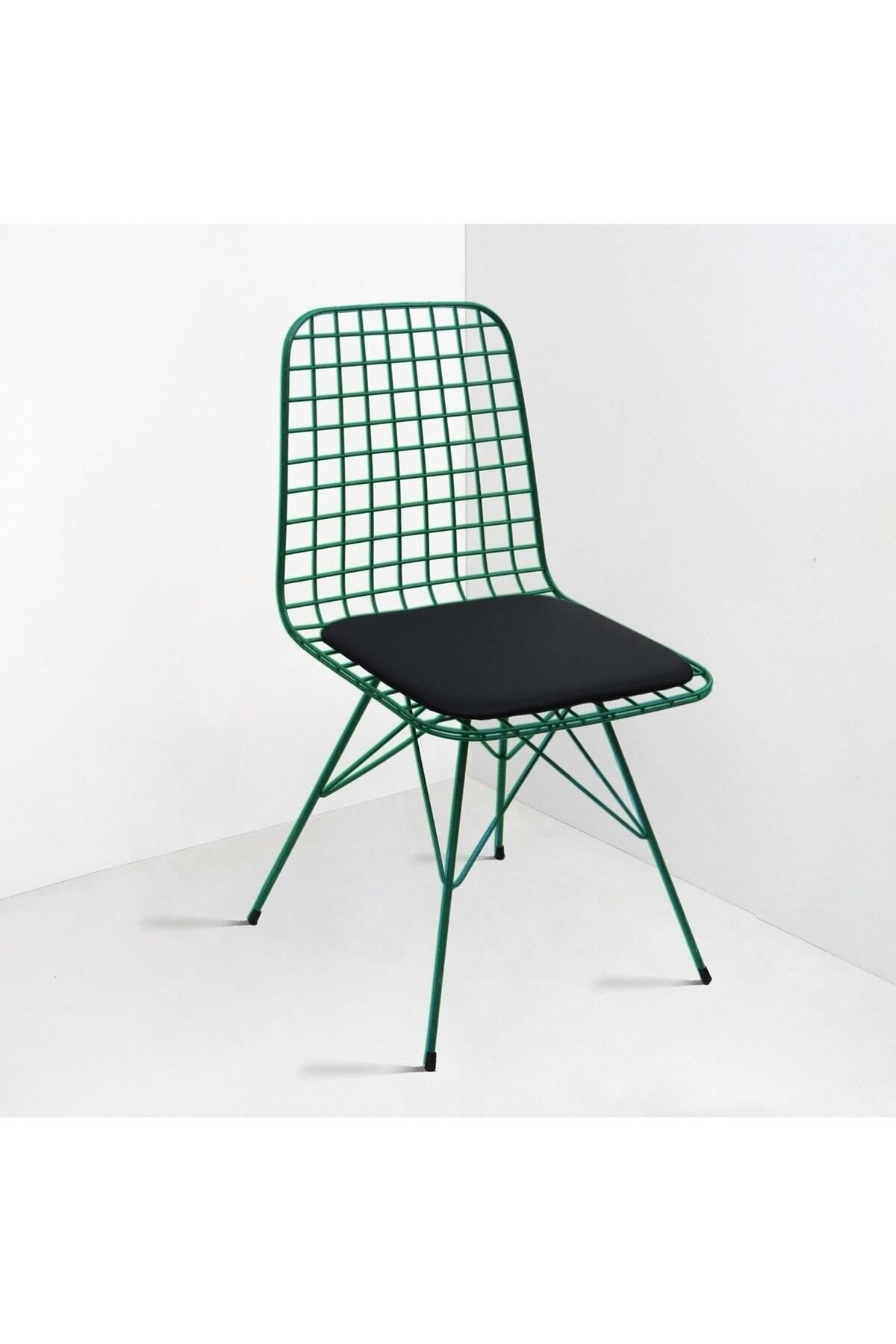 Kef Tel Sandalye Koyu Yeşil