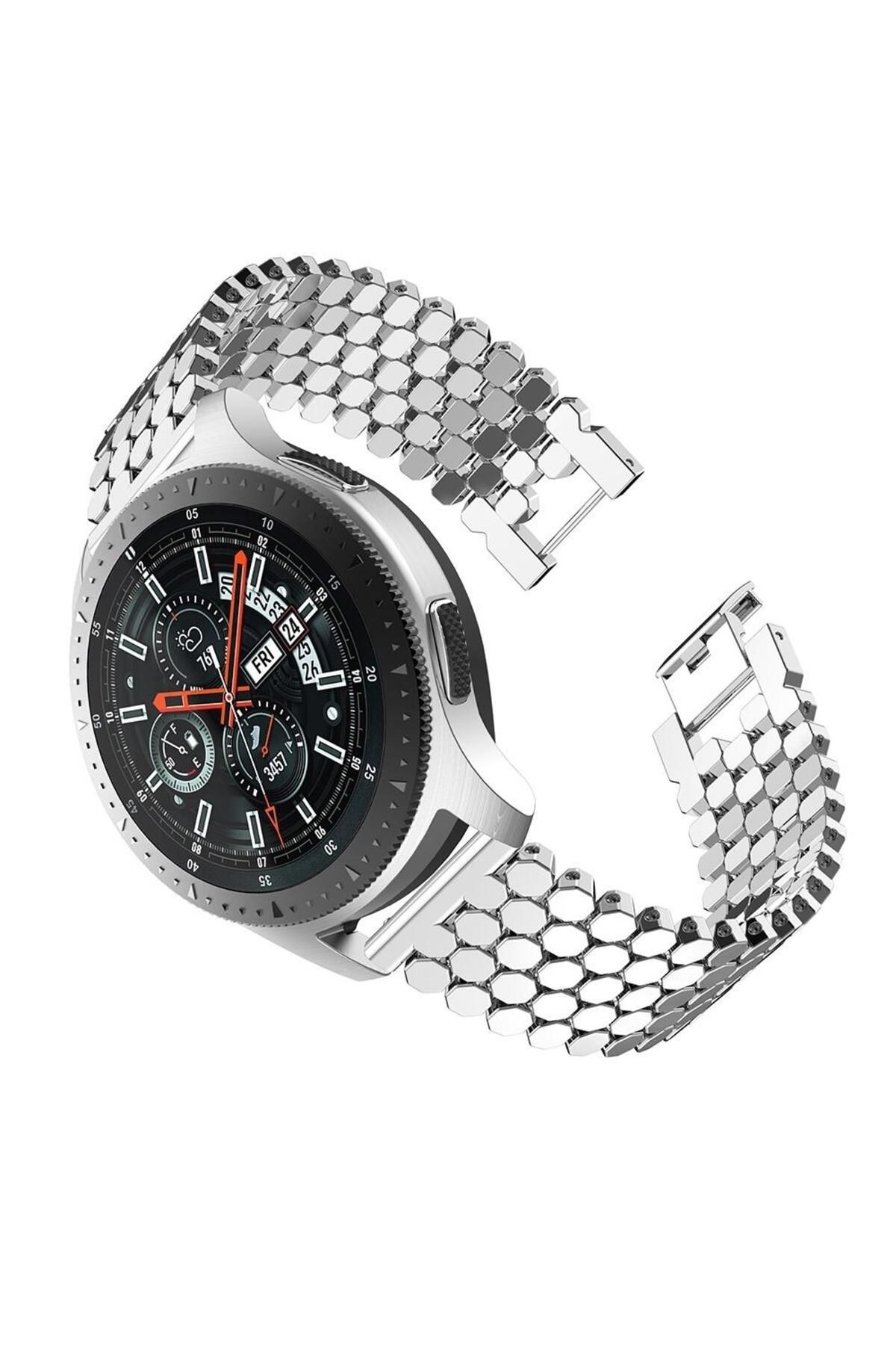 Techmaster Samsung Galaxy Watch 3 Gear S3 Gear Watch Uyumlu Premium Petek Kordon