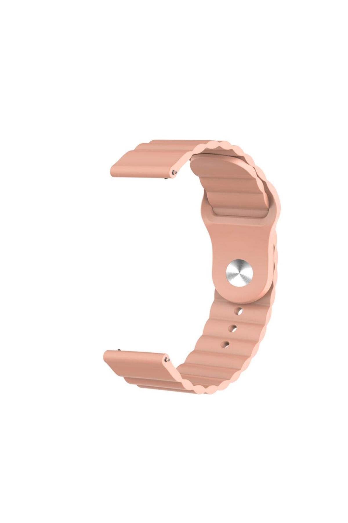 Techmaster Samsung Gear Watch 3 41mm Active 2 40 44mm Uyumlu Silikon Loop Kordon 20mm