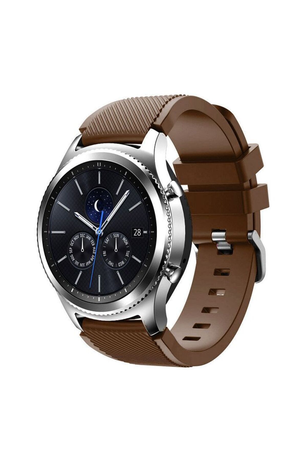 Techmaster Samsung Gear S3 Gear Watch 3 45mm Uyumlu Silikon Kordon Kayış