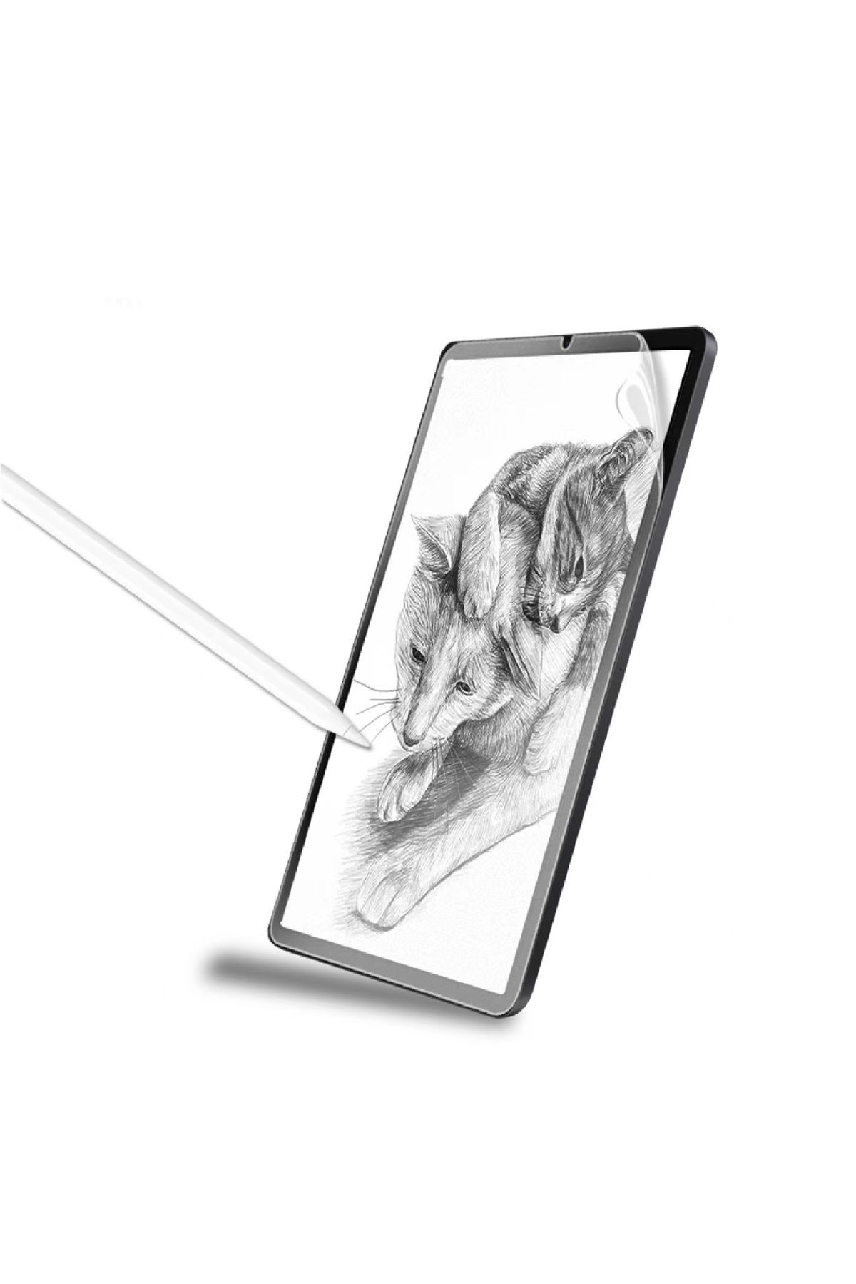 Nezih Case Samsung Galaxy Tab S9 Fe Plus X610 Uyumlu Kağıt Hisli Mat Paper-like Ekran Koruyucu