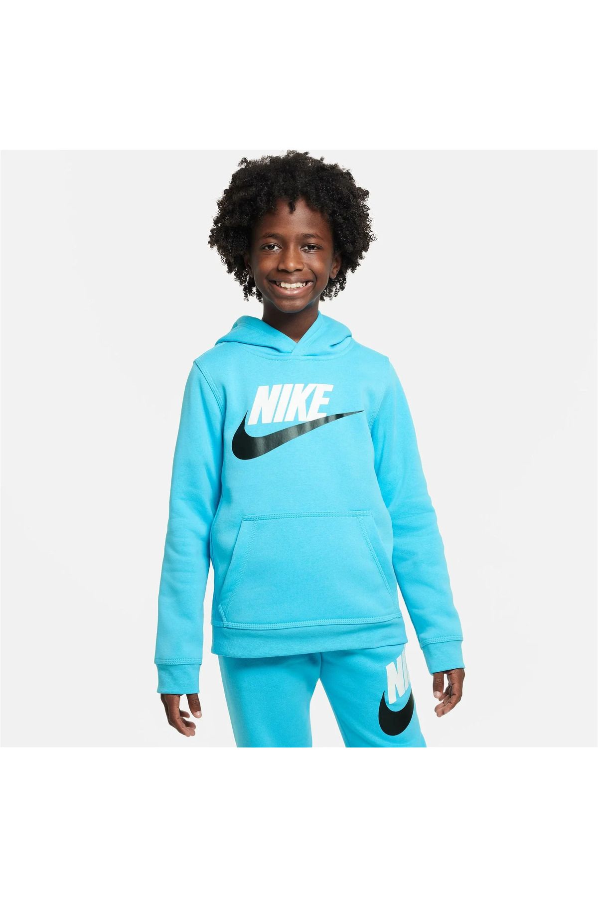 Nike Sportswear Club Pullover Çocuk Mavi Sweatshirt
