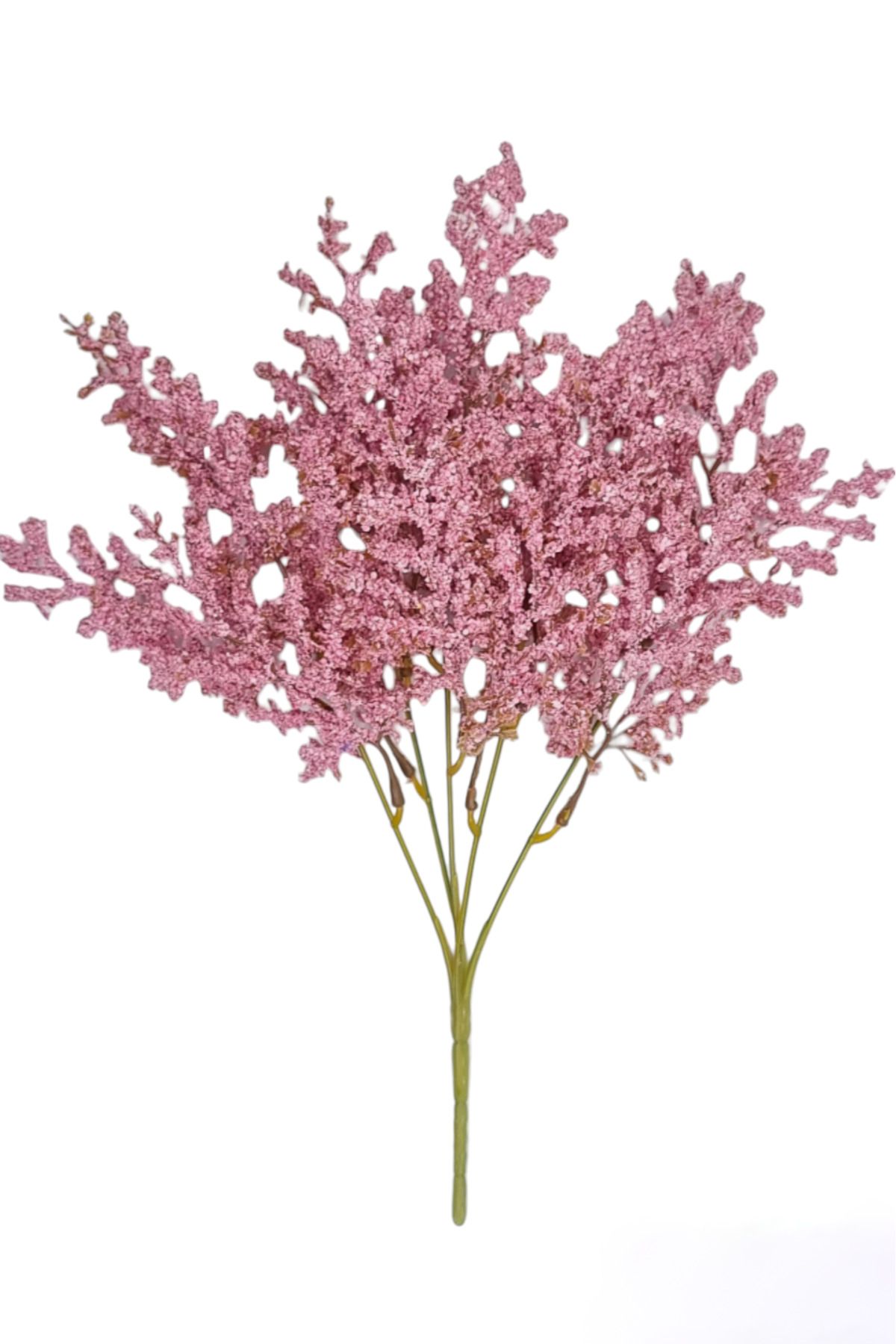 MD Aspiz Flowers 2 Adet Yapay Lüx Çiçek Köpük Cipso Demeti Dekoratif Salon Yaprak Bitki Gul Agac Sarmasik Buketi Kuru