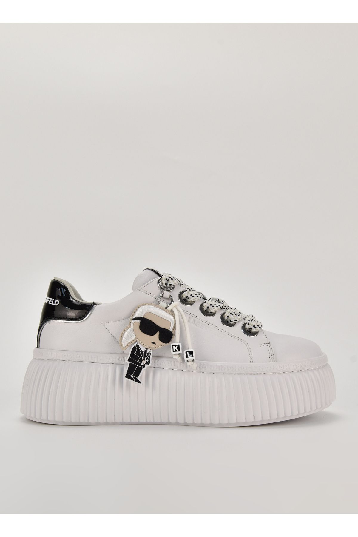 Karl Lagerfeld Beyaz Kadın Deri Sneaker KL42376N011