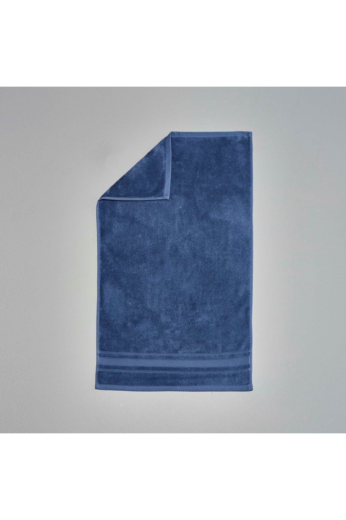 Linens Soft Pamuk 50x85 Cm Yüz Havlusu Koyu Mavi