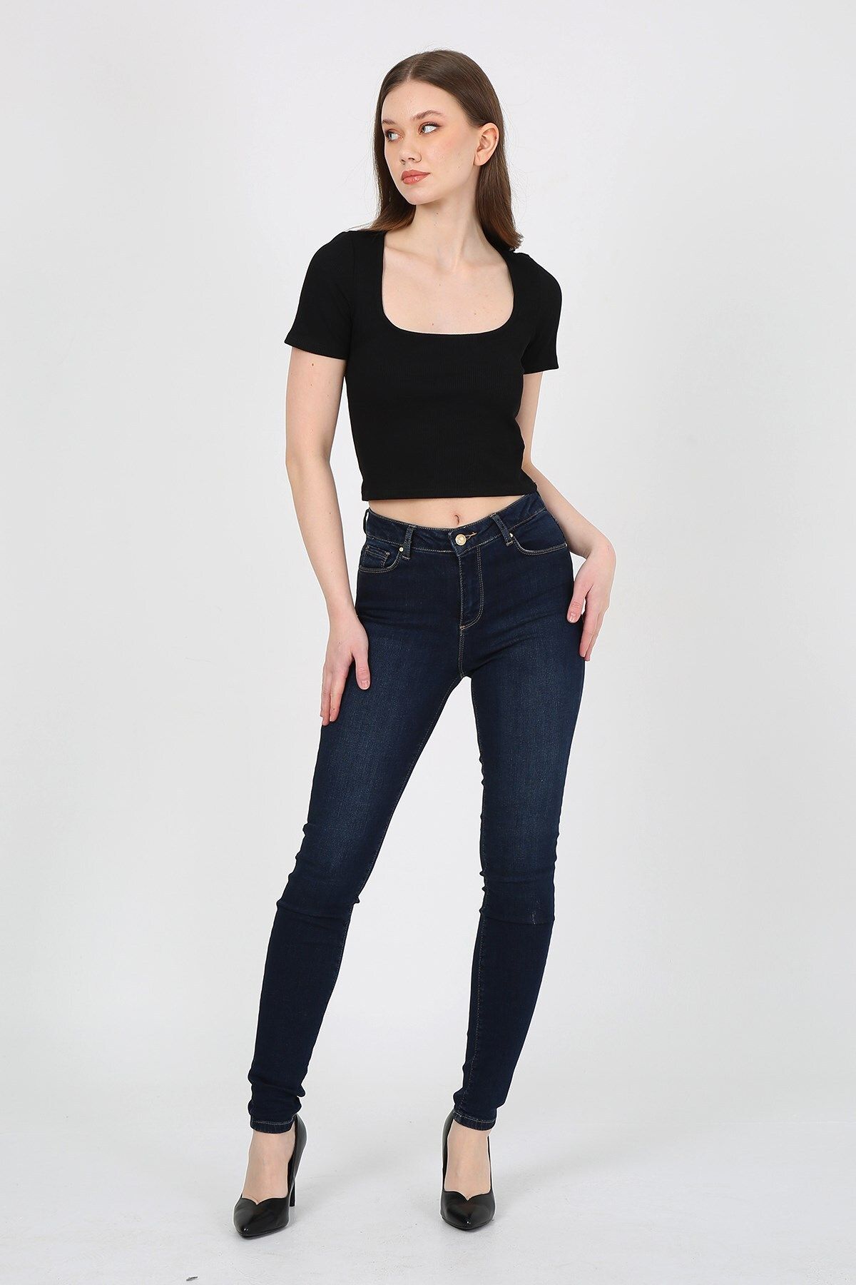 Twister Jeans Kadın Pantolon Mindy 9205-59 Dark Blue