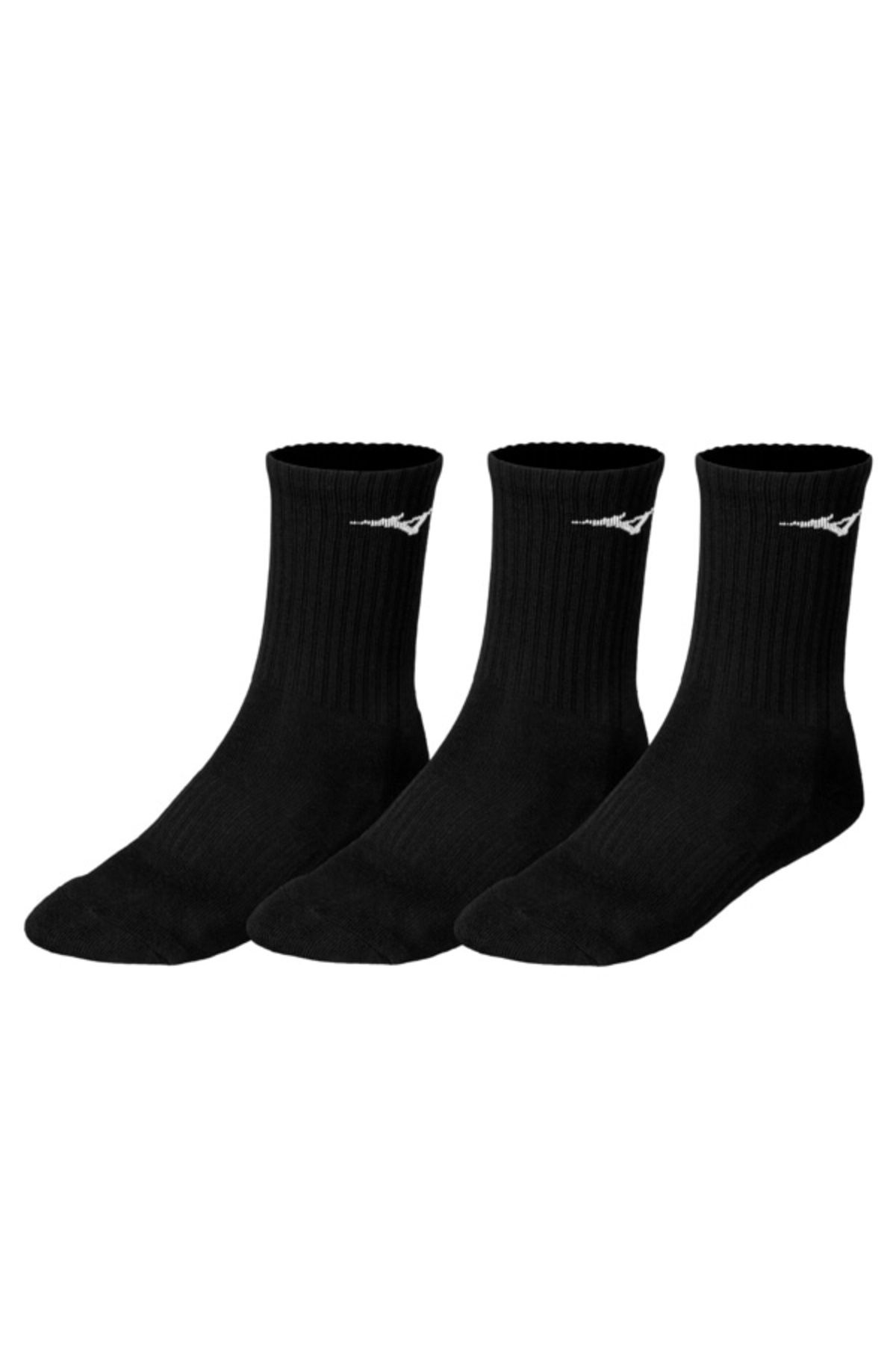 Mizuno Training 3p Socks Unisex Çorap Siyah