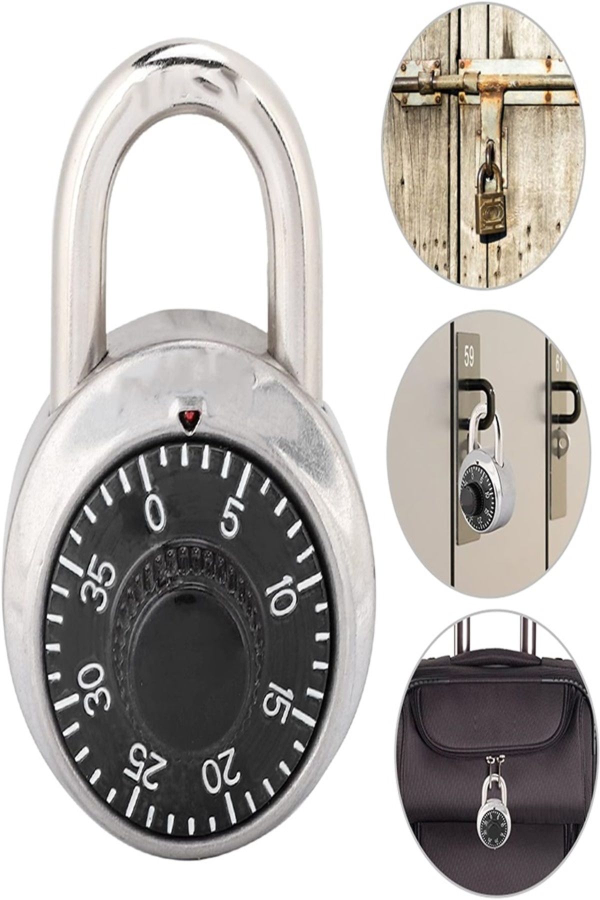 Xolo 3 Şifreli Retro Güvenlik Kilidi Şifreli Asma Kilit Bavul Valiz Çanta Şifreli Kilit XLK410