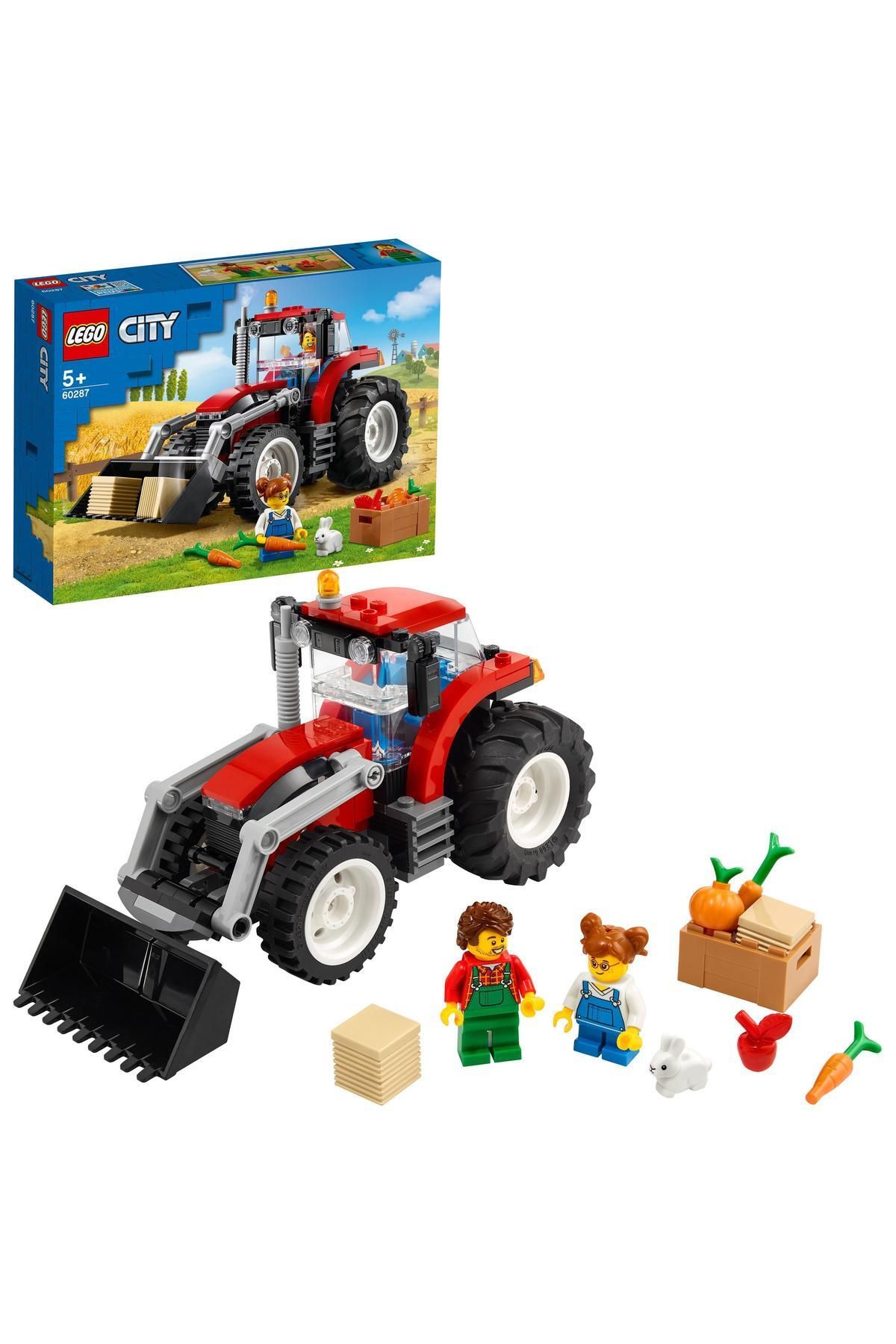 LEGO ® City Traktör 60287 Yapım Seti; Çocuklar için Harika bir Oyuncak (148 Parça)
