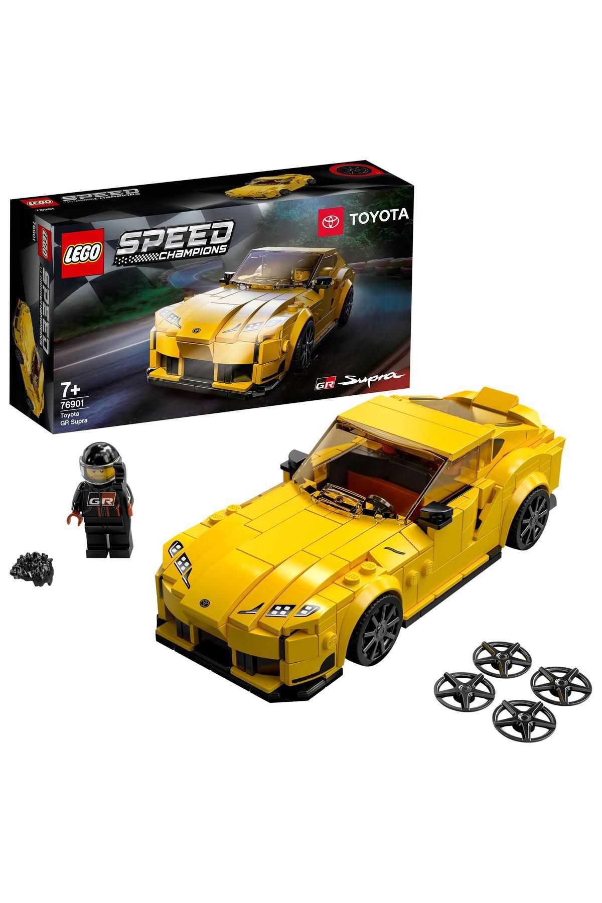 LEGO ® Speed Champions Toyota GR Supra 76901 - Yaratıcı Oyuncak Araba Yapım Seti (299 Parça)