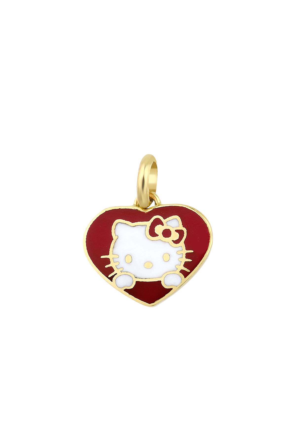 Hello Kitty Altın Kolye Ucu Ku1650
