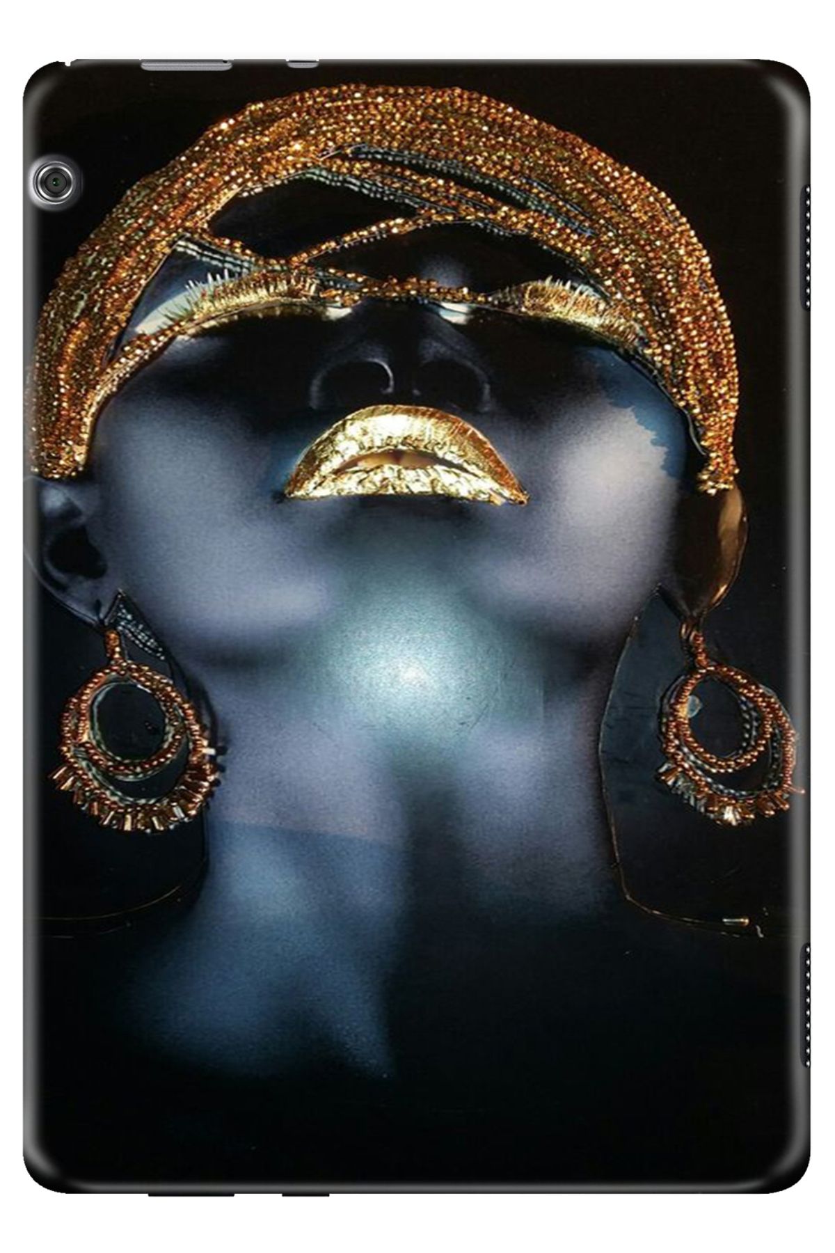 senada Huawei MediaPad T5 10.1" Uyumlu Kılıf Tasarım Silikon Kapak - İkon Kadın