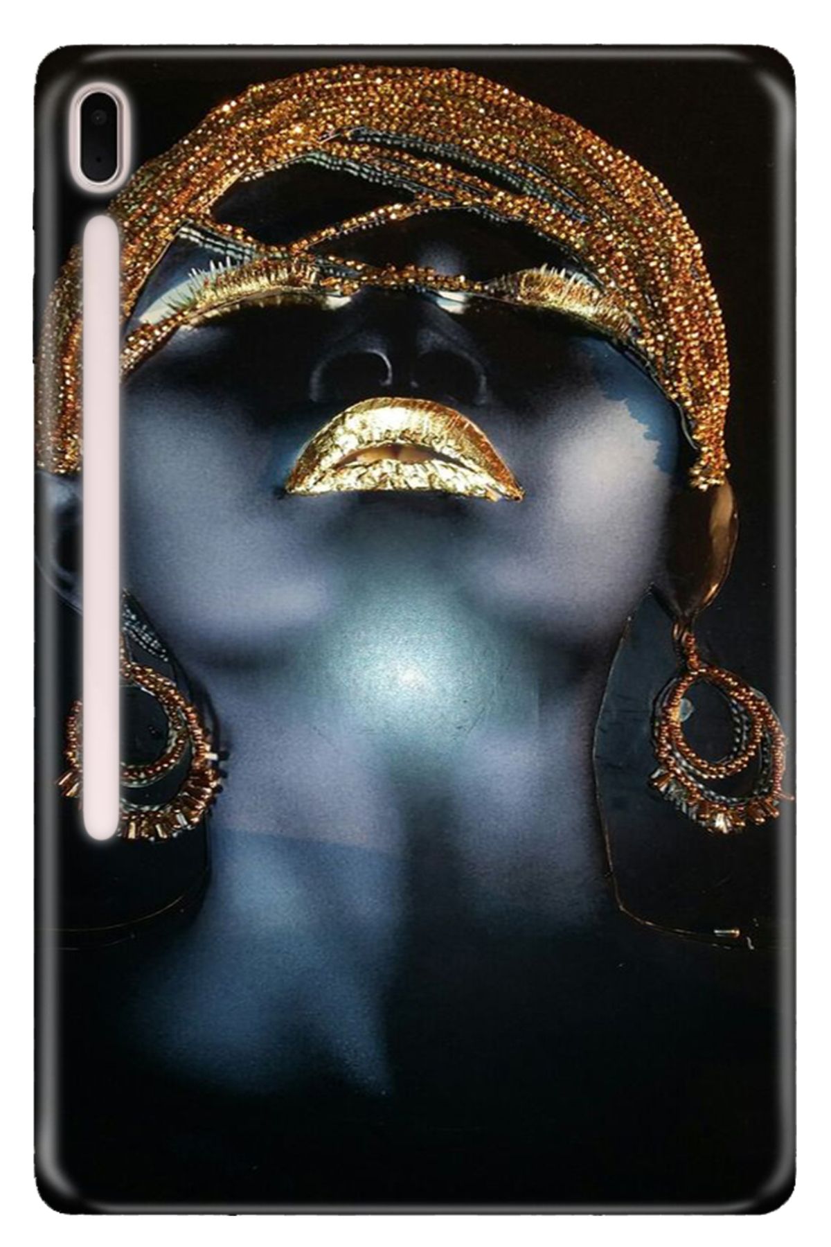 senada Galaxy Tab S7 FE T730 T733 12.4" Uyumlu Kılıf Tasarım Silikon Kapak - İkon Kadın