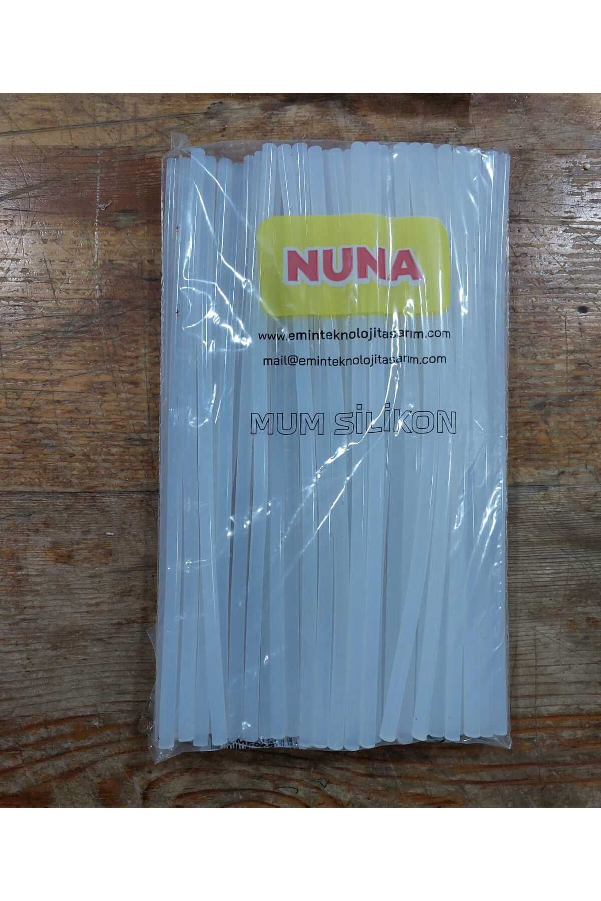 Nuna Mum Silikon 1 Kg İNCE (70 Adet), Yapıştırıcı, Çubuk Silikon, Silikon, Nuna