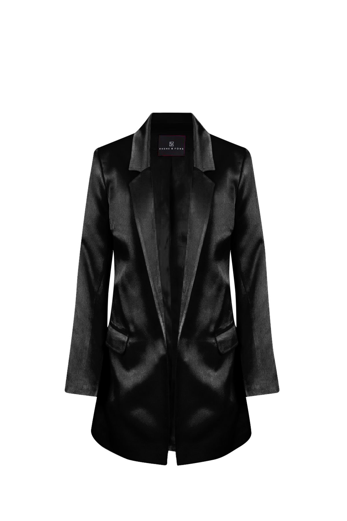 Rheme And Fons Özel Tasarım Couture El Işçiliği Siyah Kadın Blazer Ceket