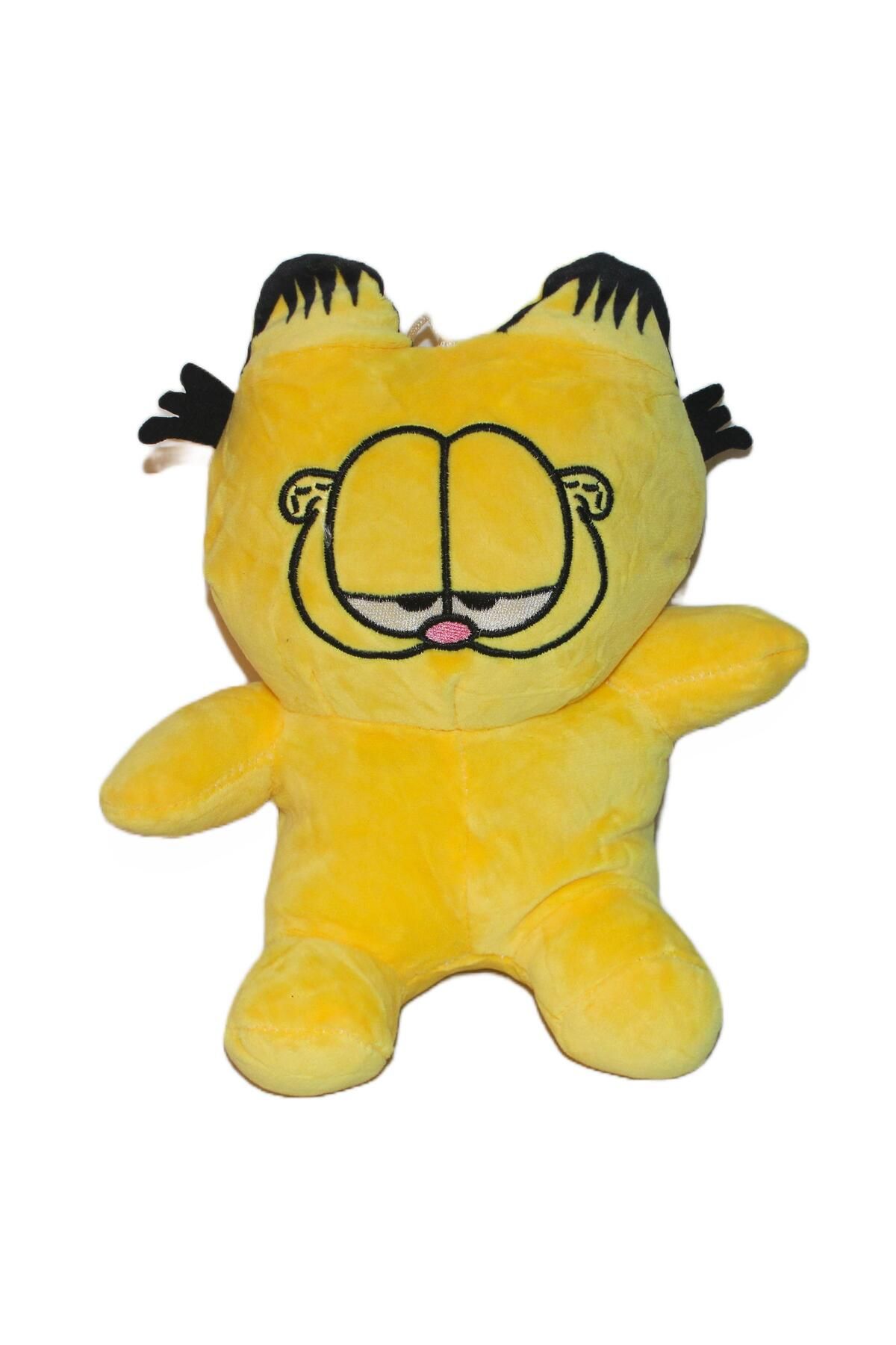 e-life shop Ithal Kumaş Tembel Kedi Garfield Karakter Figür Peluş Oyuncak Oyun Uyku Arkadaşı Yastık Peluş 24 Cm