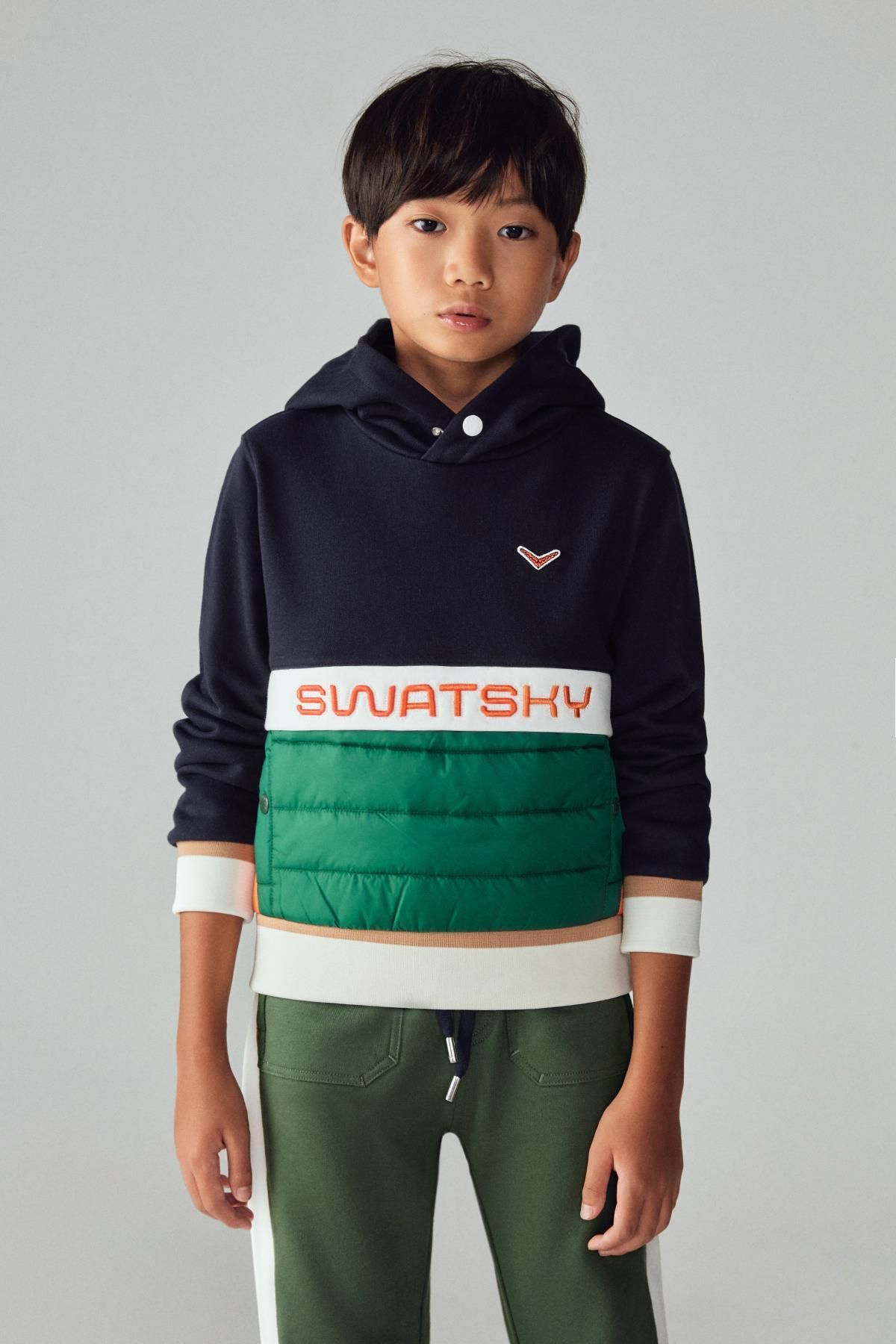 SWATSKY Erkek Çocuk Renkli Sweatshirt