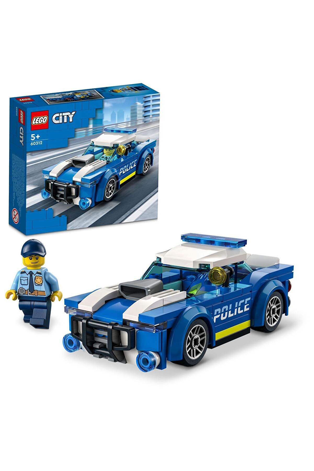 LEGO ® City Polis Arabası 60312-5Yaş ve Üzeri Çocuklar için Tasarlanmış Oyuncak Yapım Seti (94 Parça)