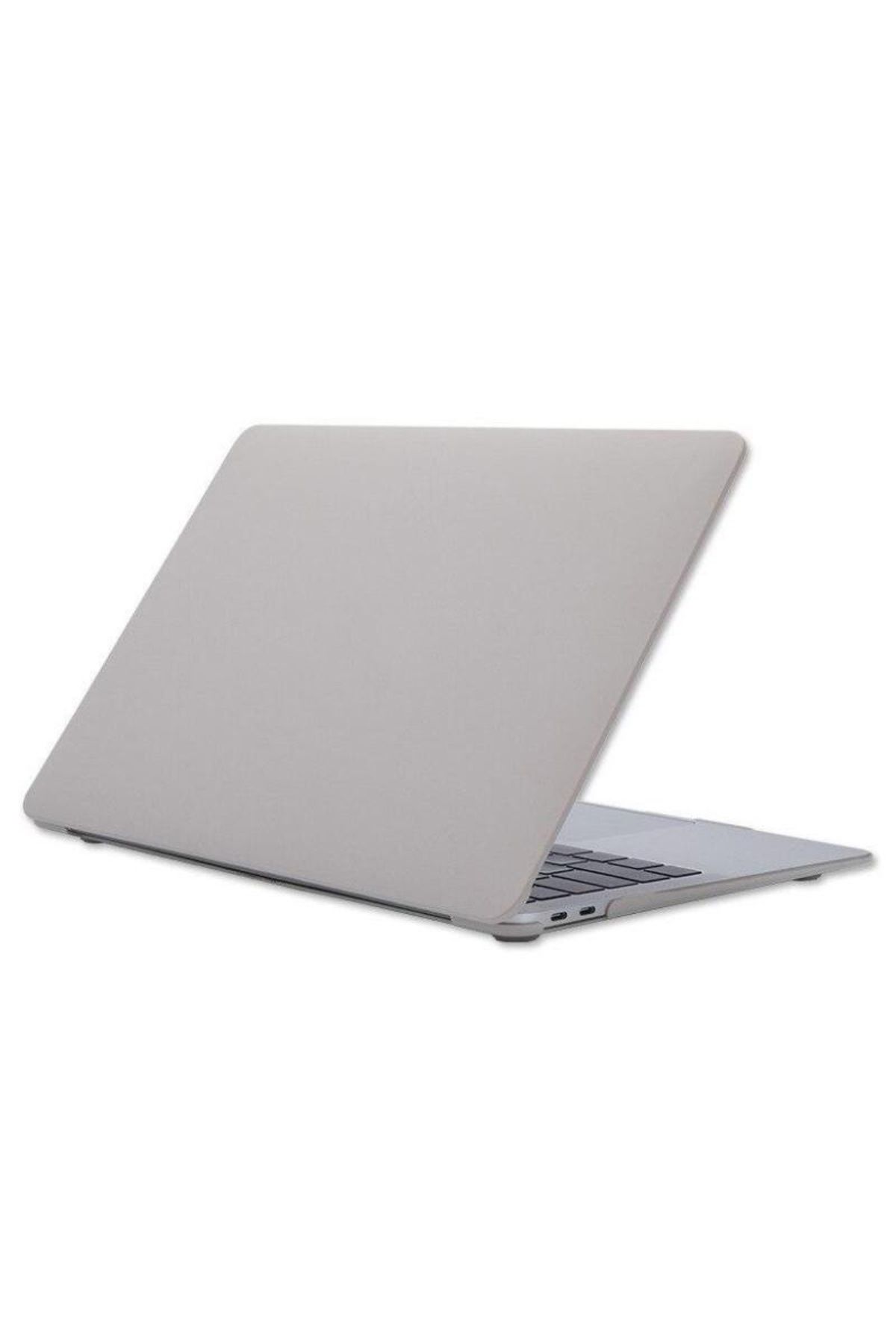 Techmaster MacBook Air M2 13.6 A2681 2022 Uyumlu Cream Kılıf Kapak Ultra İnce Koruma