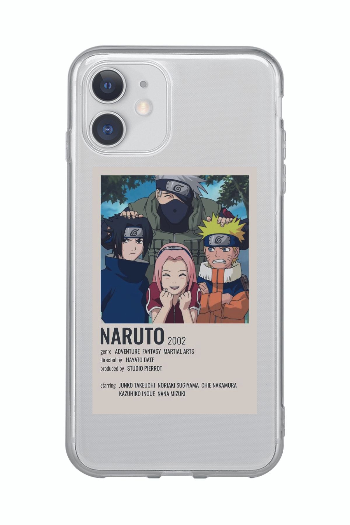 Magic Ring Iphone 11 Uyumlu Naruto Anime Desenli Şeffaf Telefon Kılıfı