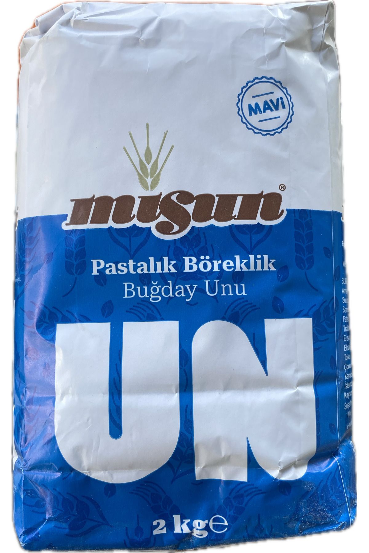 MİS UN Şenler - Mavi Un 2 Kg - Pastalık Böreklik Buğday Unu