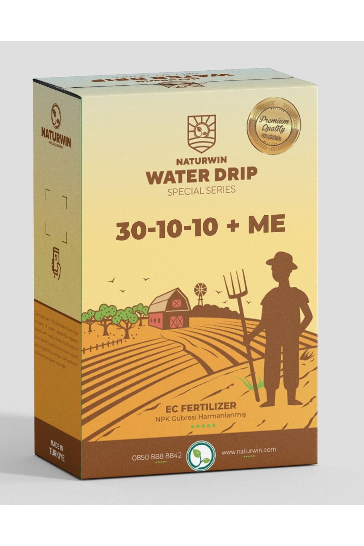 Naturwin Damlama Gübresi Water Drip 30-10-10+Me Npk Gübre 1 Kg