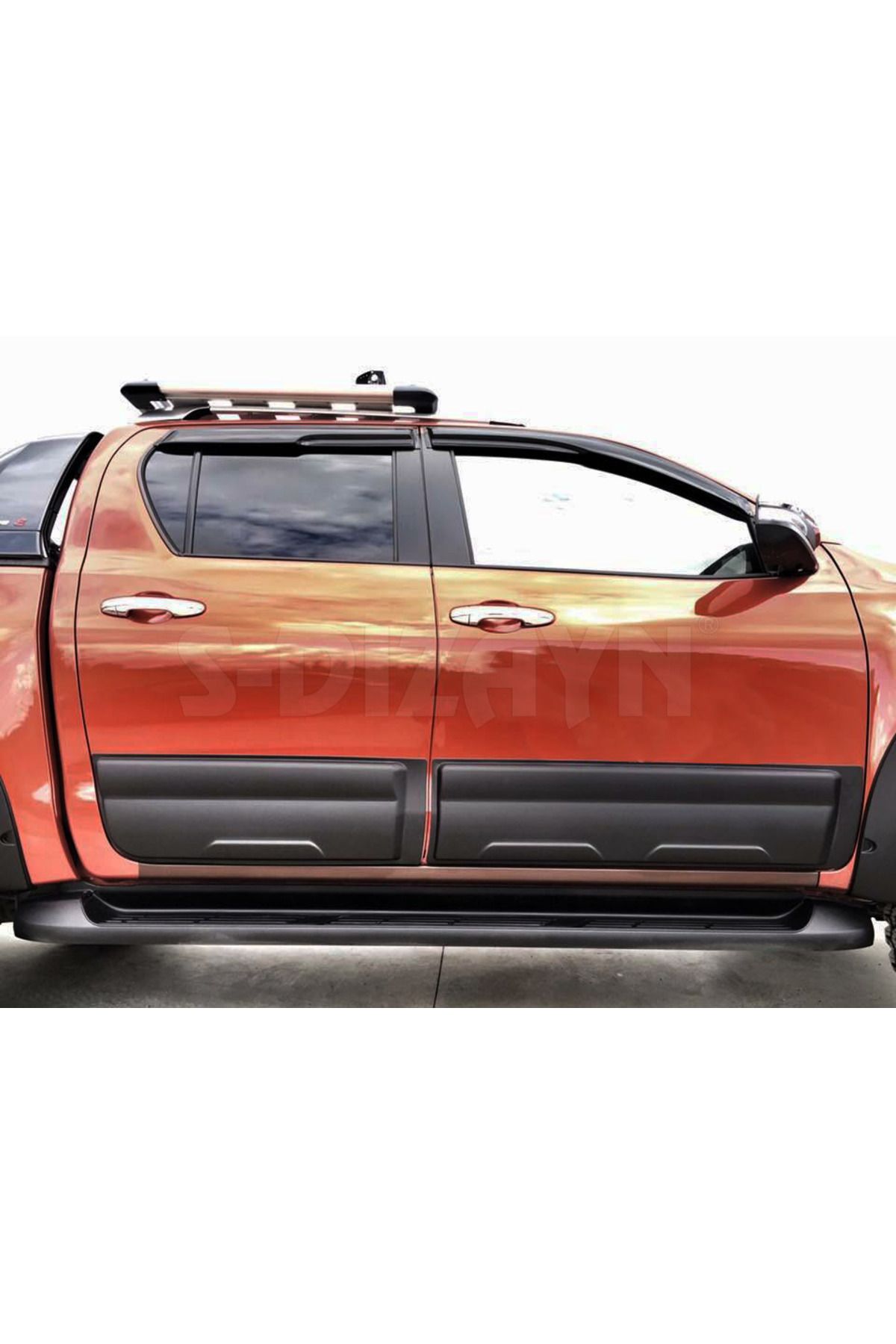 S Dizayn Toyota Hilux Kapı Koruma Ve Çamurluk Kaplaması Dodik Seti Abs Plastik 2015 Üzeri