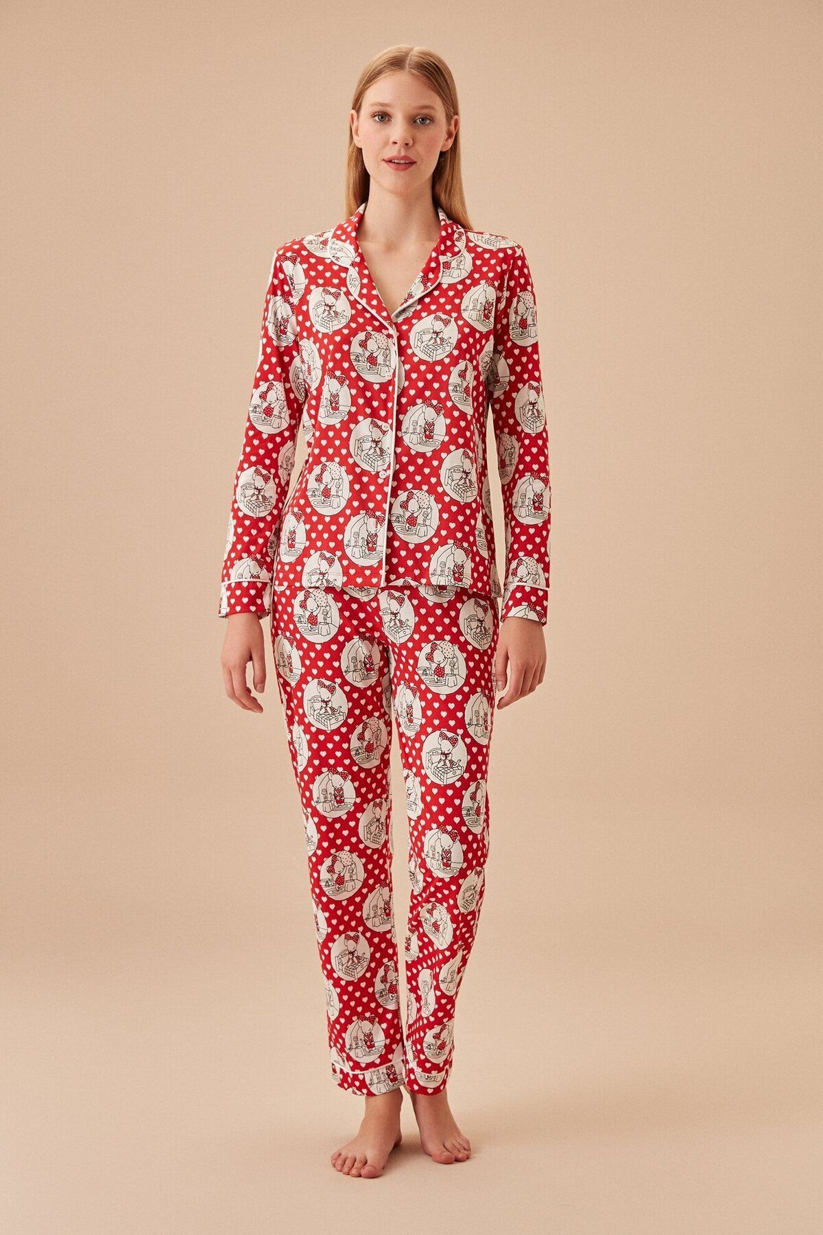 Suwen Lulusu Maskülen Pijama Takımı