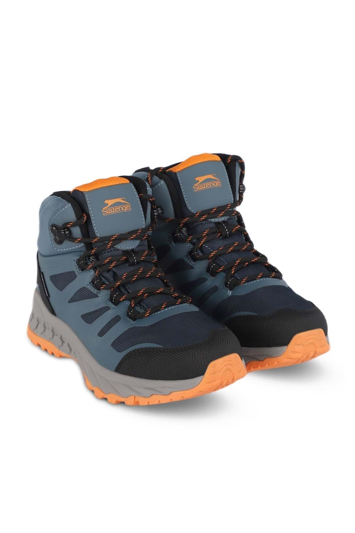 Slazenger Su Geçirmez Outdoor Spor Ayakkabı Unısex Siyah-mavi-turuncu