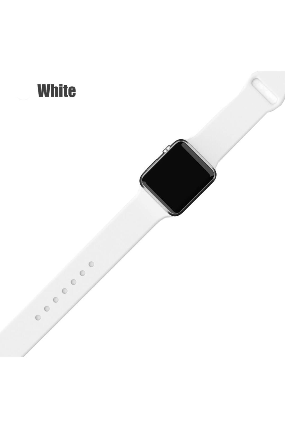 Techmaster Apple Watch 4 5 6 7 8 9 Ultra 42mm 44mm 45mm Uyumlu Silikon Kordon