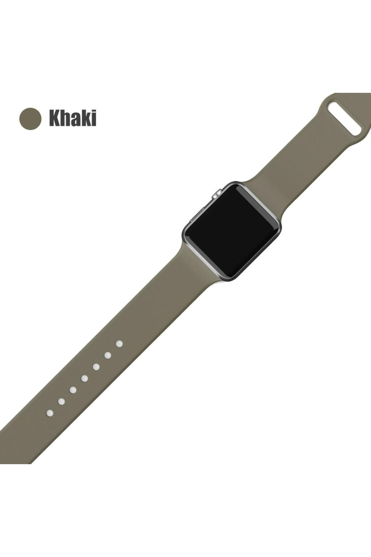 Techmaster Apple Watch 4 5 6 7 8 9 Ultra 42mm 44mm 45mm Uyumlu Silikon Kordon