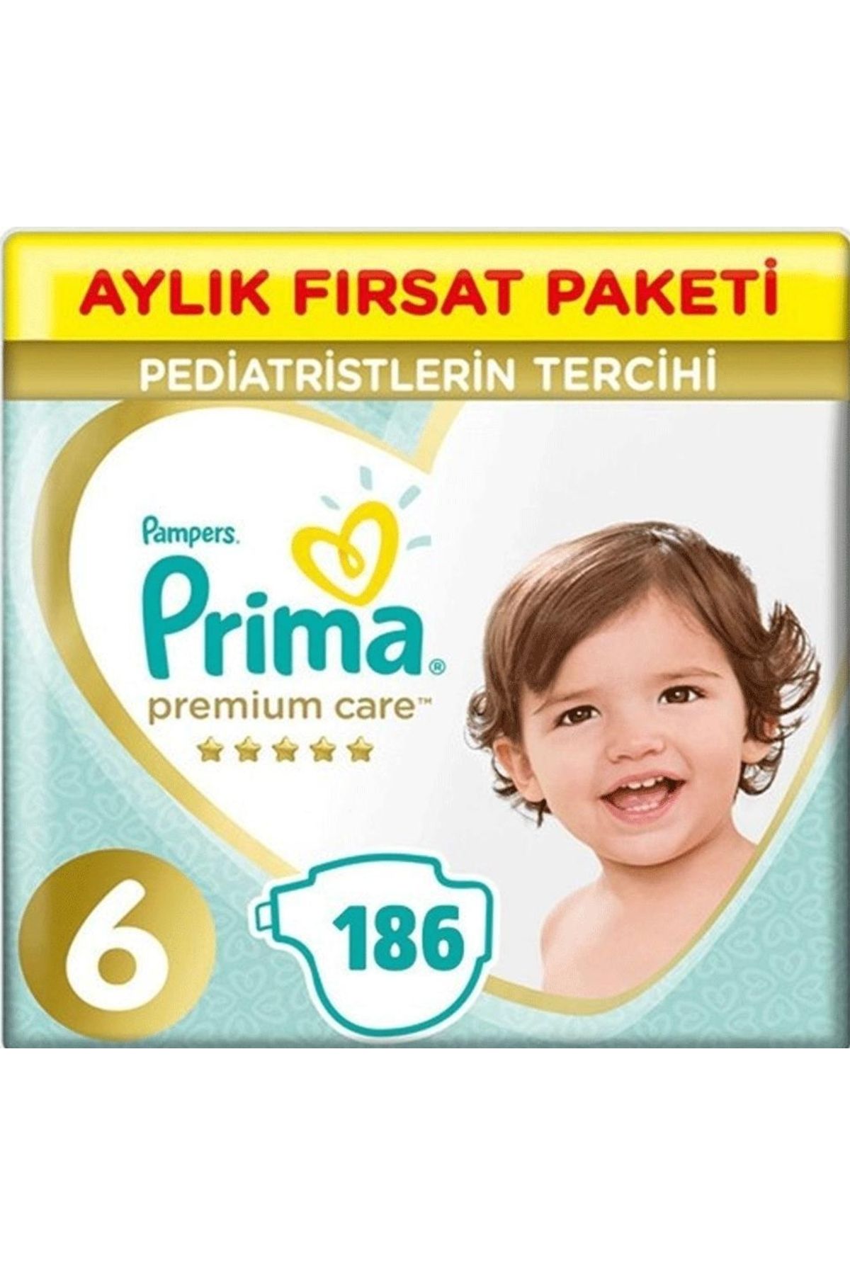 Prima Bebek Bezi Premium Care 6 Beden 93 Adet Aylık Fırsat Paketi X 2 Adet